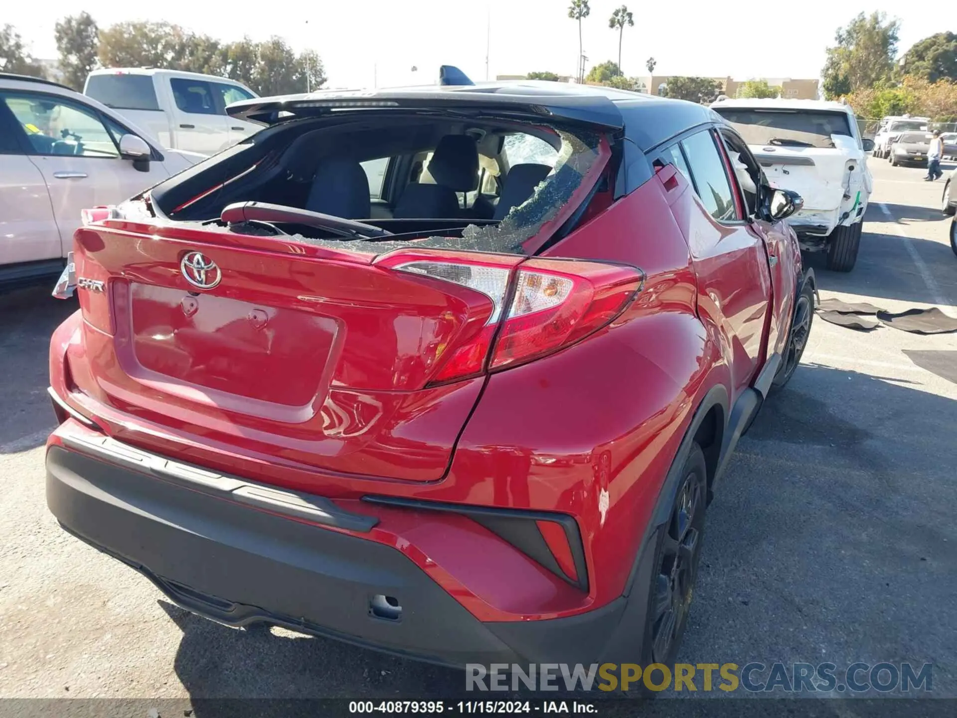 4 Фотография поврежденного автомобиля JTNKHMBX3M1125380 TOYOTA C-HR 2021
