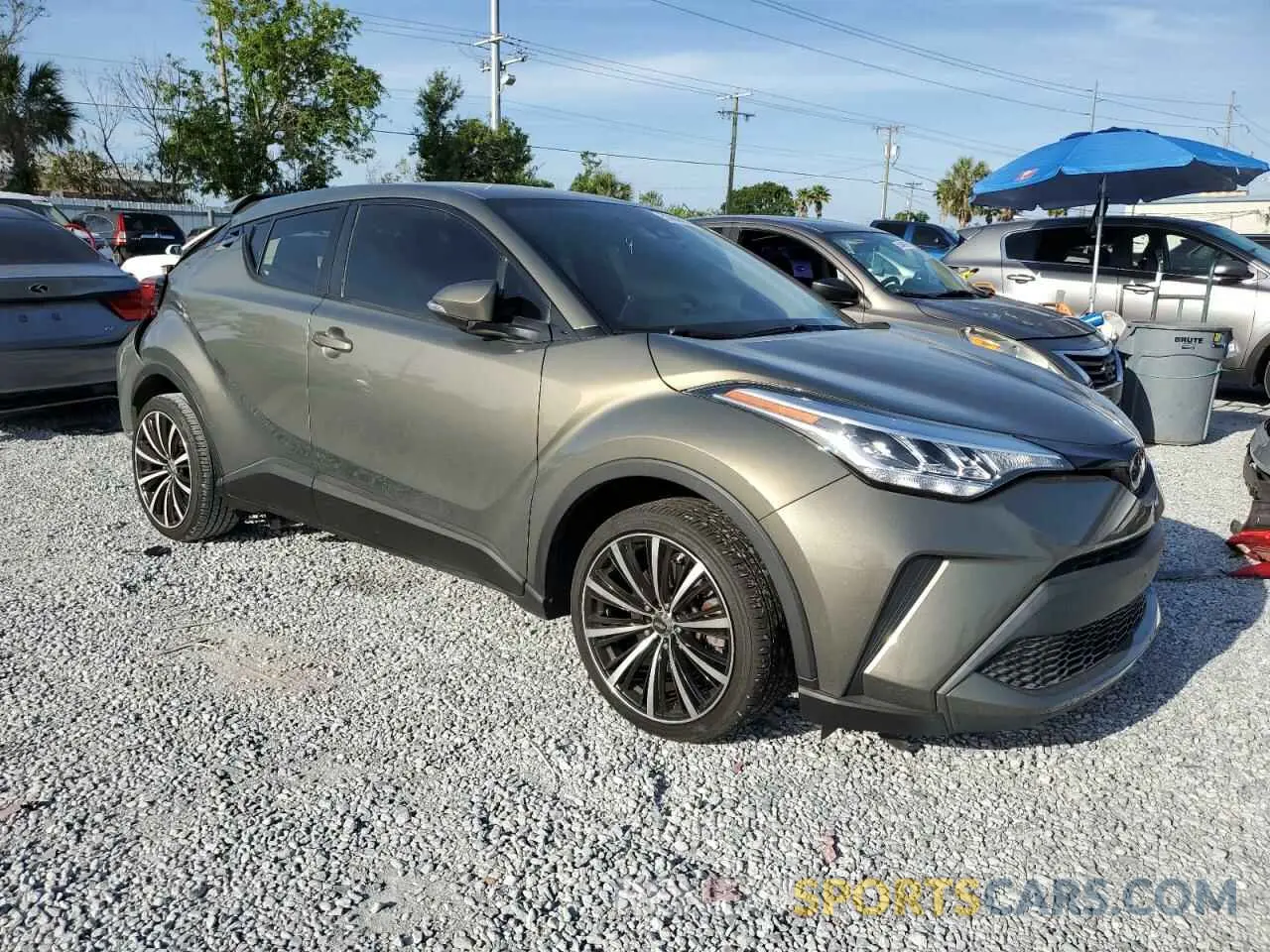 4 Фотография поврежденного автомобиля JTNKHMBX4M1107065 TOYOTA C-HR 2021