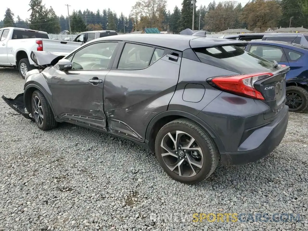 2 Фотография поврежденного автомобиля JTNKHMBX4M1125209 TOYOTA C-HR 2021