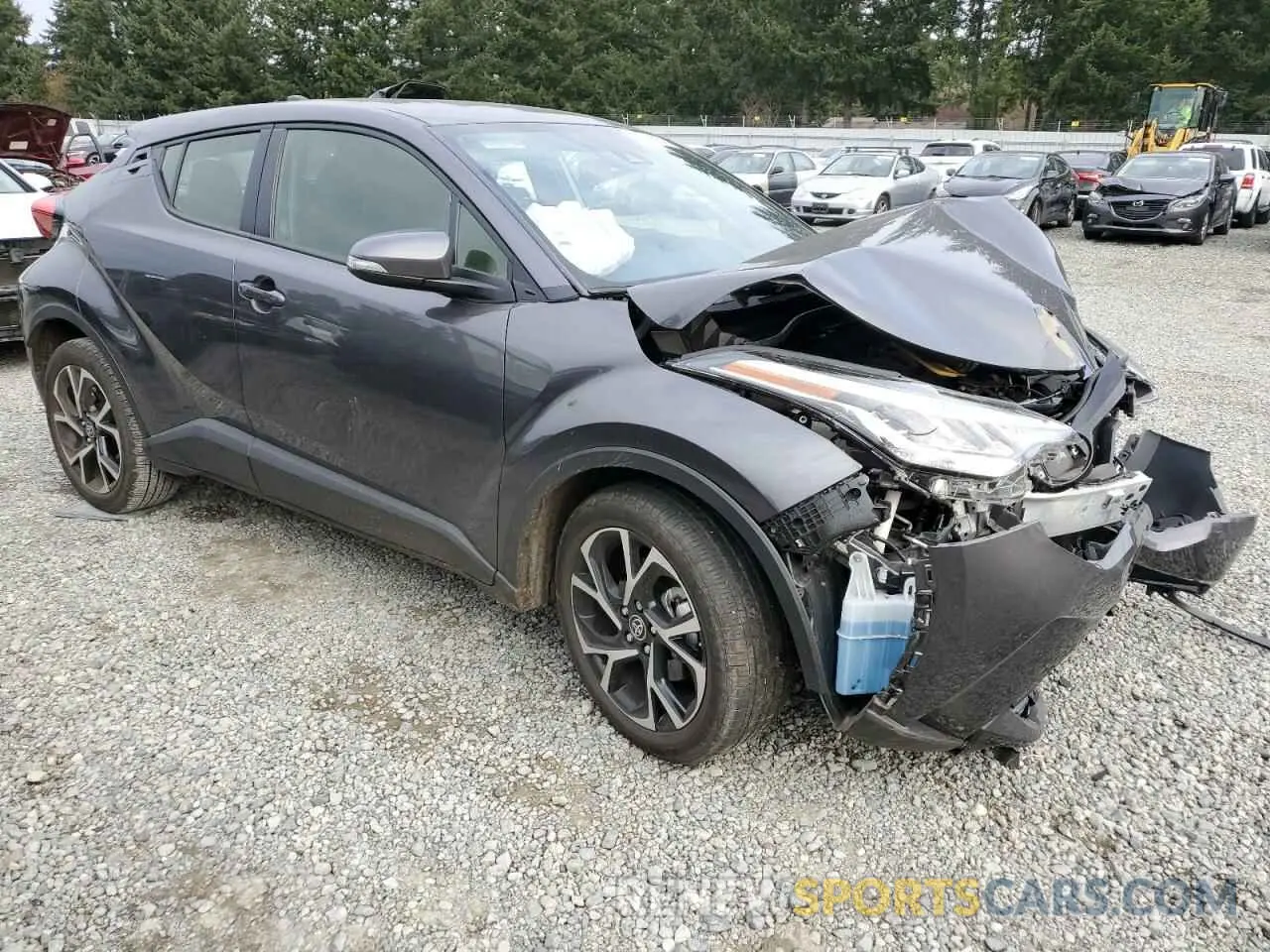 4 Фотография поврежденного автомобиля JTNKHMBX4M1125209 TOYOTA C-HR 2021