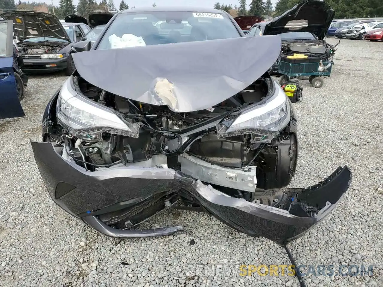 5 Фотография поврежденного автомобиля JTNKHMBX4M1125209 TOYOTA C-HR 2021