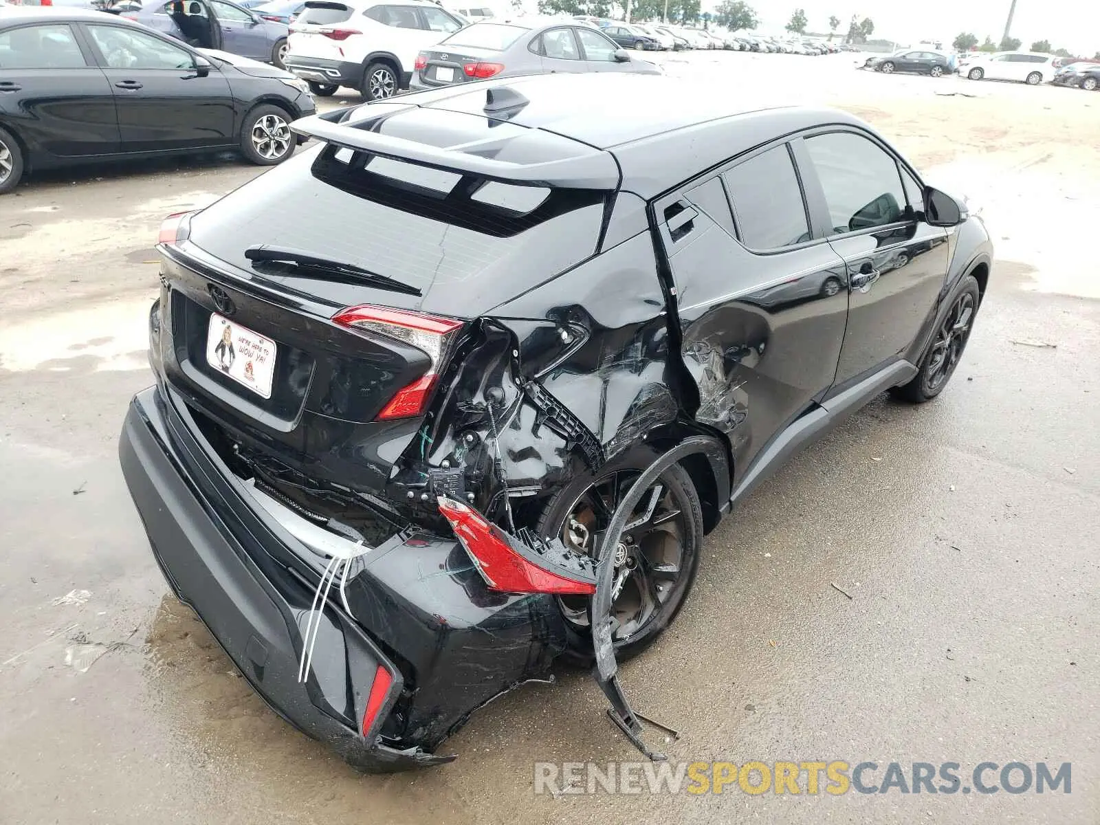 4 Photograph of a damaged car JTNKHMBX5M1101517 TOYOTA C-HR 2021