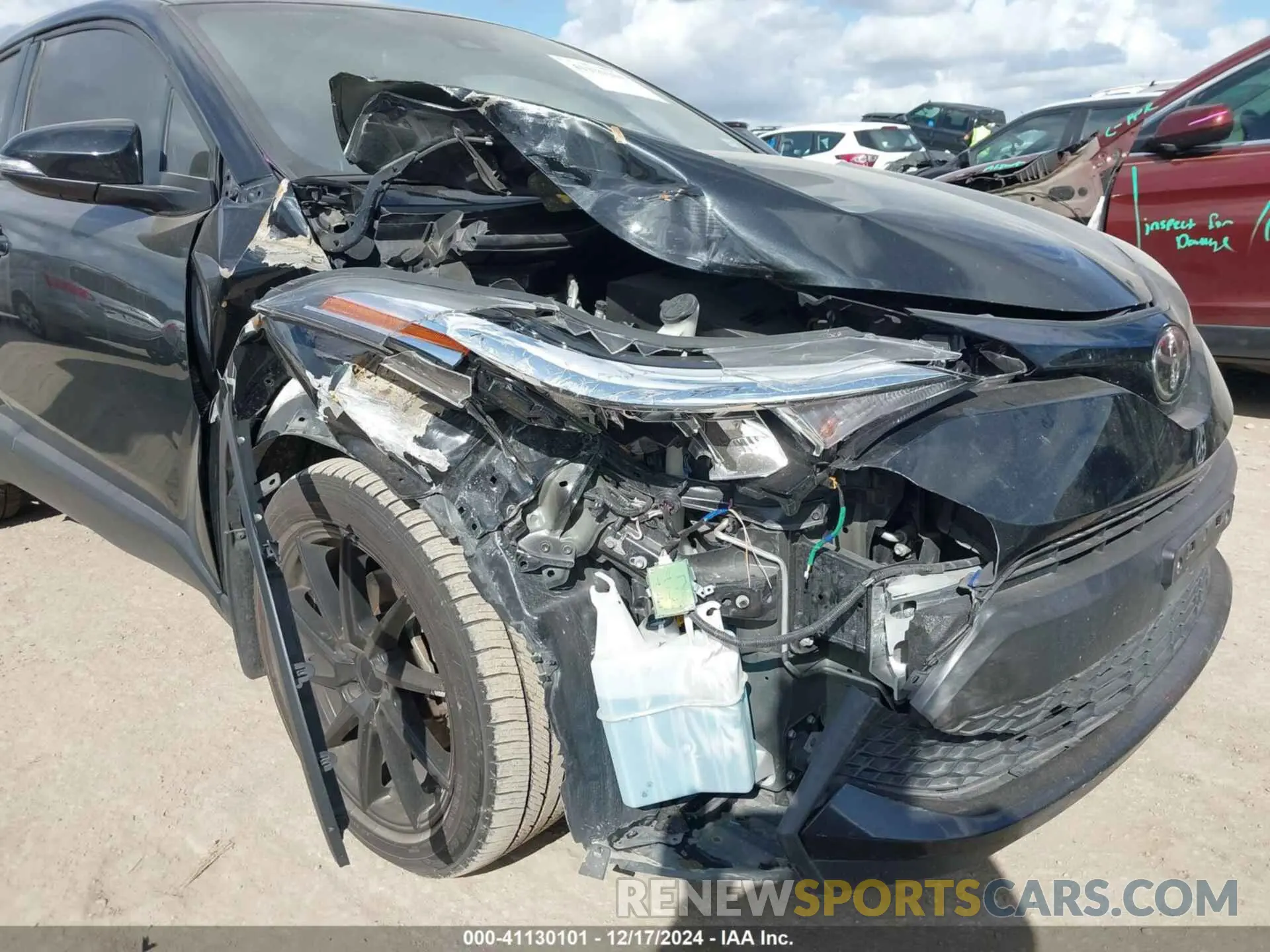6 Фотография поврежденного автомобиля JTNKHMBX5M1125638 TOYOTA C-HR 2021