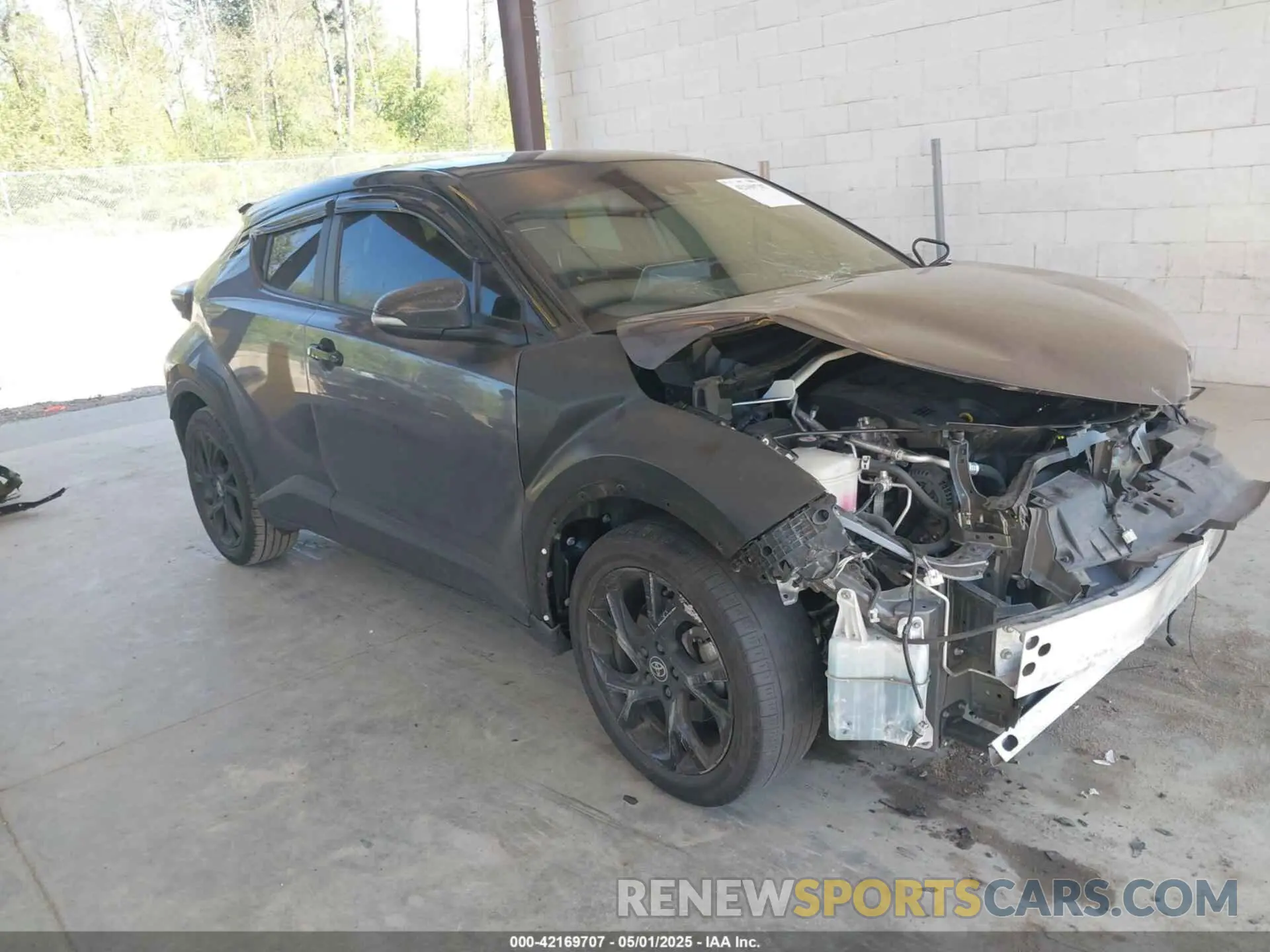 1 Photograph of a damaged car JTNKHMBX5M1129253 TOYOTA C-HR 2021