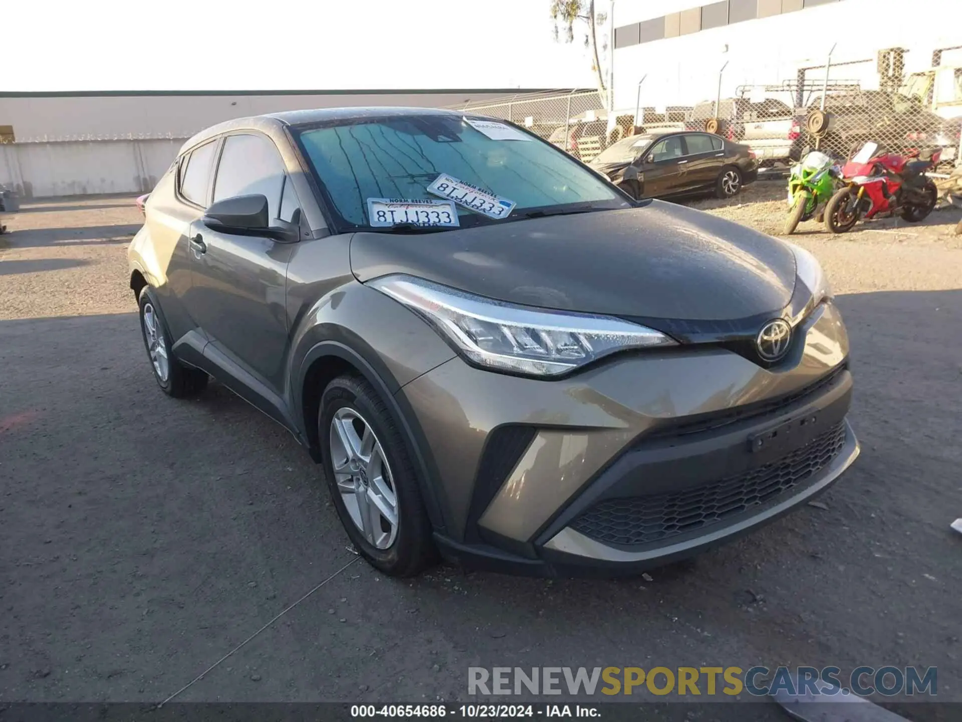 1 Photograph of a damaged car JTNKHMBX6M1097123 TOYOTA C-HR 2021