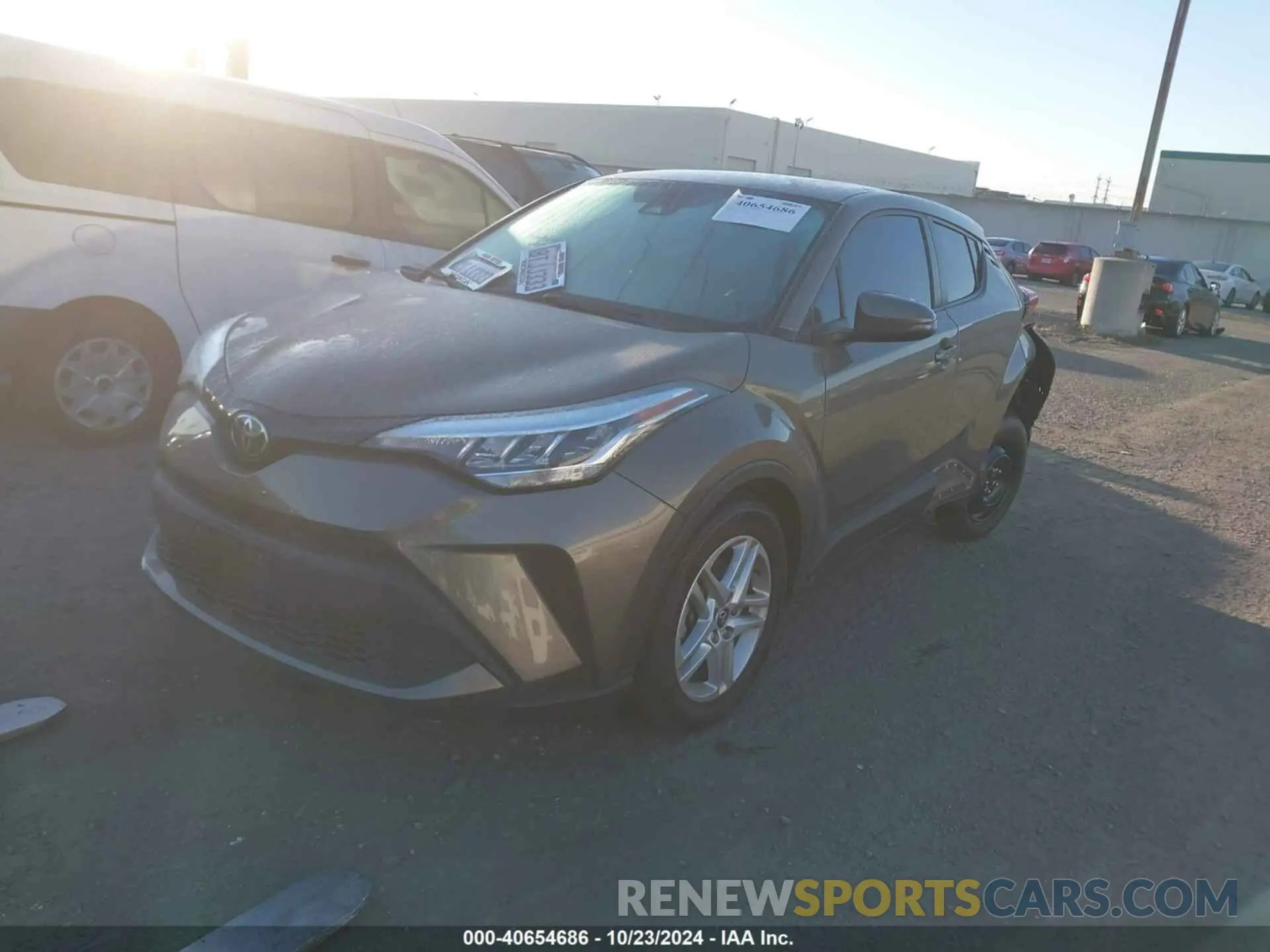 2 Photograph of a damaged car JTNKHMBX6M1097123 TOYOTA C-HR 2021