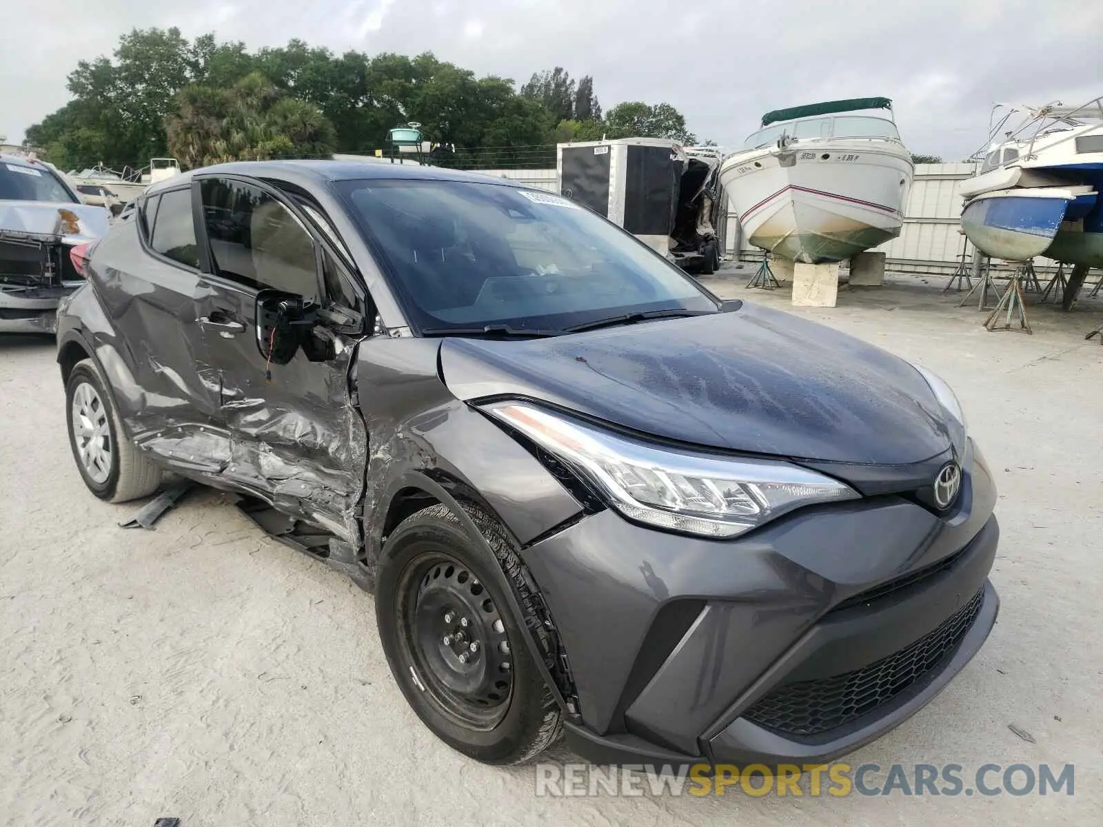 1 Photograph of a damaged car JTNKHMBX6M1099129 TOYOTA C-HR 2021