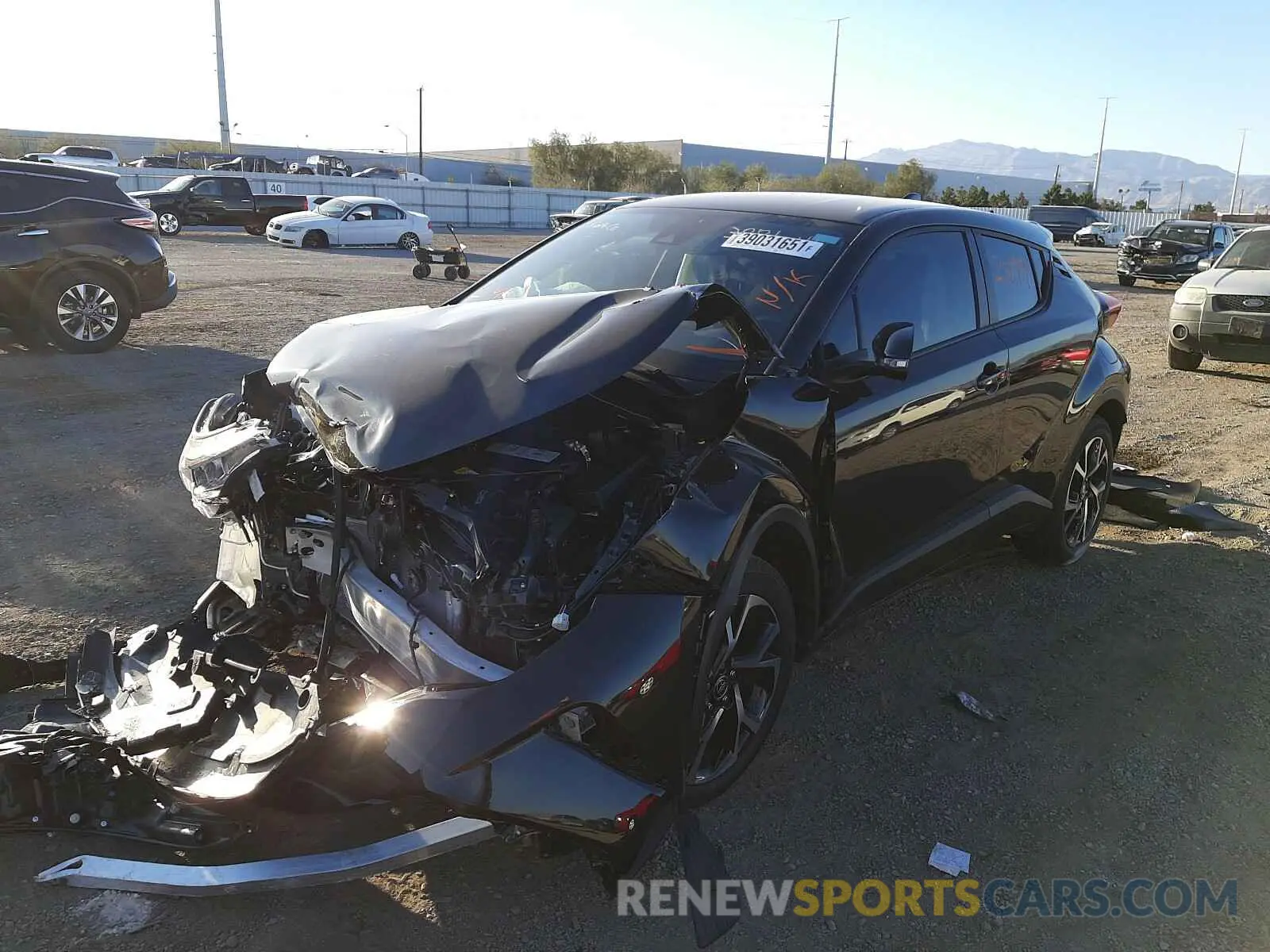 2 Photograph of a damaged car JTNKHMBX6M1103924 TOYOTA C-HR 2021