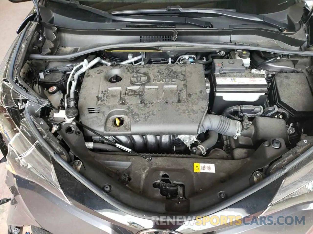 12 Фотография поврежденного автомобиля JTNKHMBX6M1107133 TOYOTA C-HR 2021