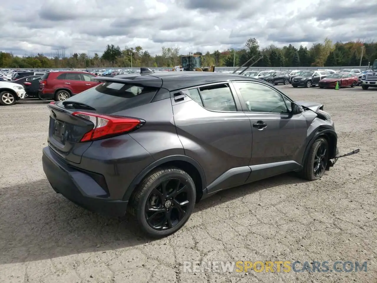 3 Фотография поврежденного автомобиля JTNKHMBX6M1107133 TOYOTA C-HR 2021