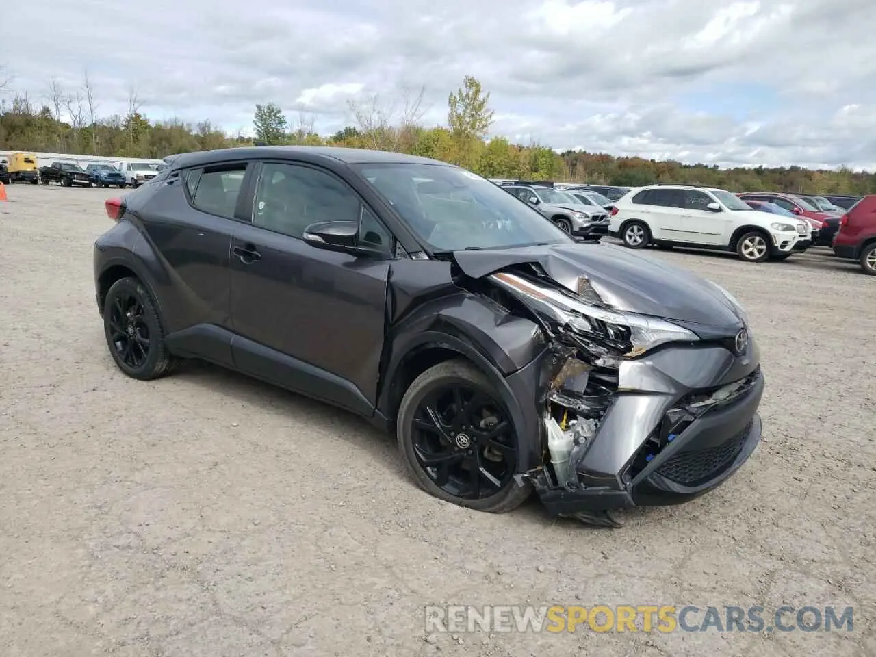 4 Фотография поврежденного автомобиля JTNKHMBX6M1107133 TOYOTA C-HR 2021