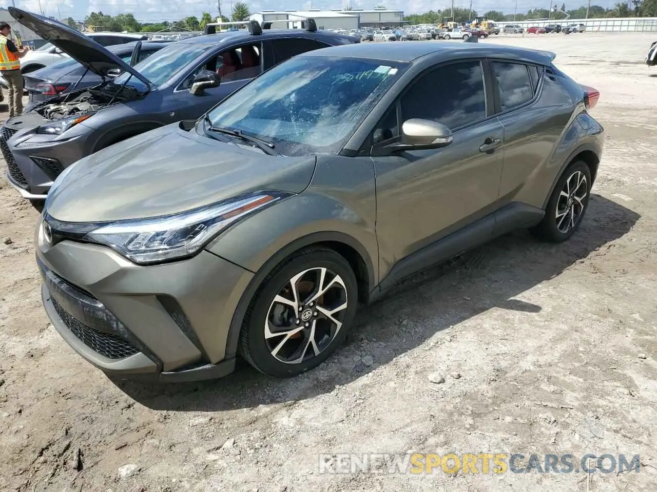 1 Фотография поврежденного автомобиля JTNKHMBX6M1109092 TOYOTA C-HR 2021