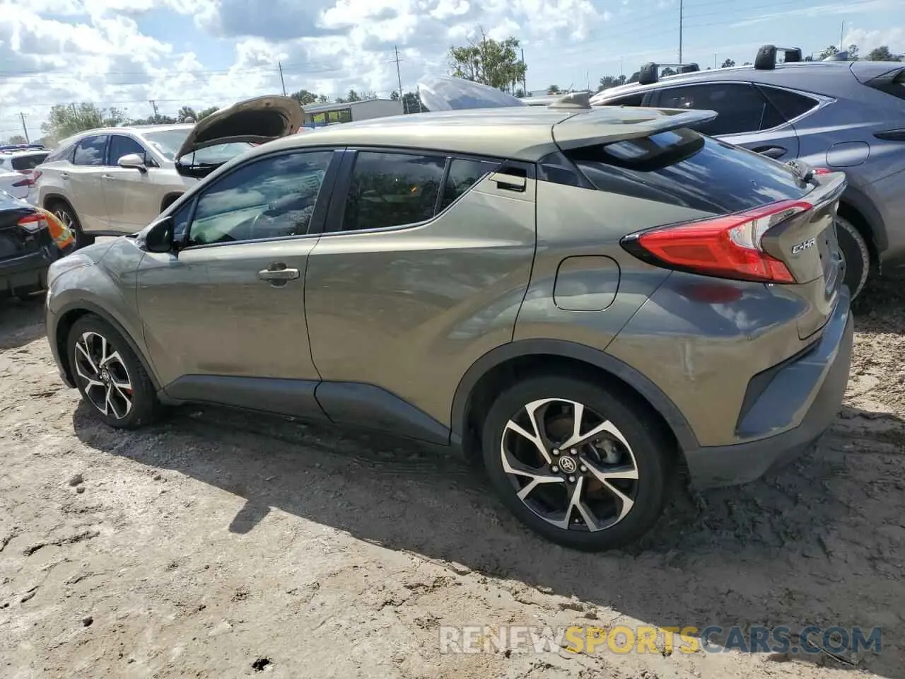 2 Фотография поврежденного автомобиля JTNKHMBX6M1109092 TOYOTA C-HR 2021