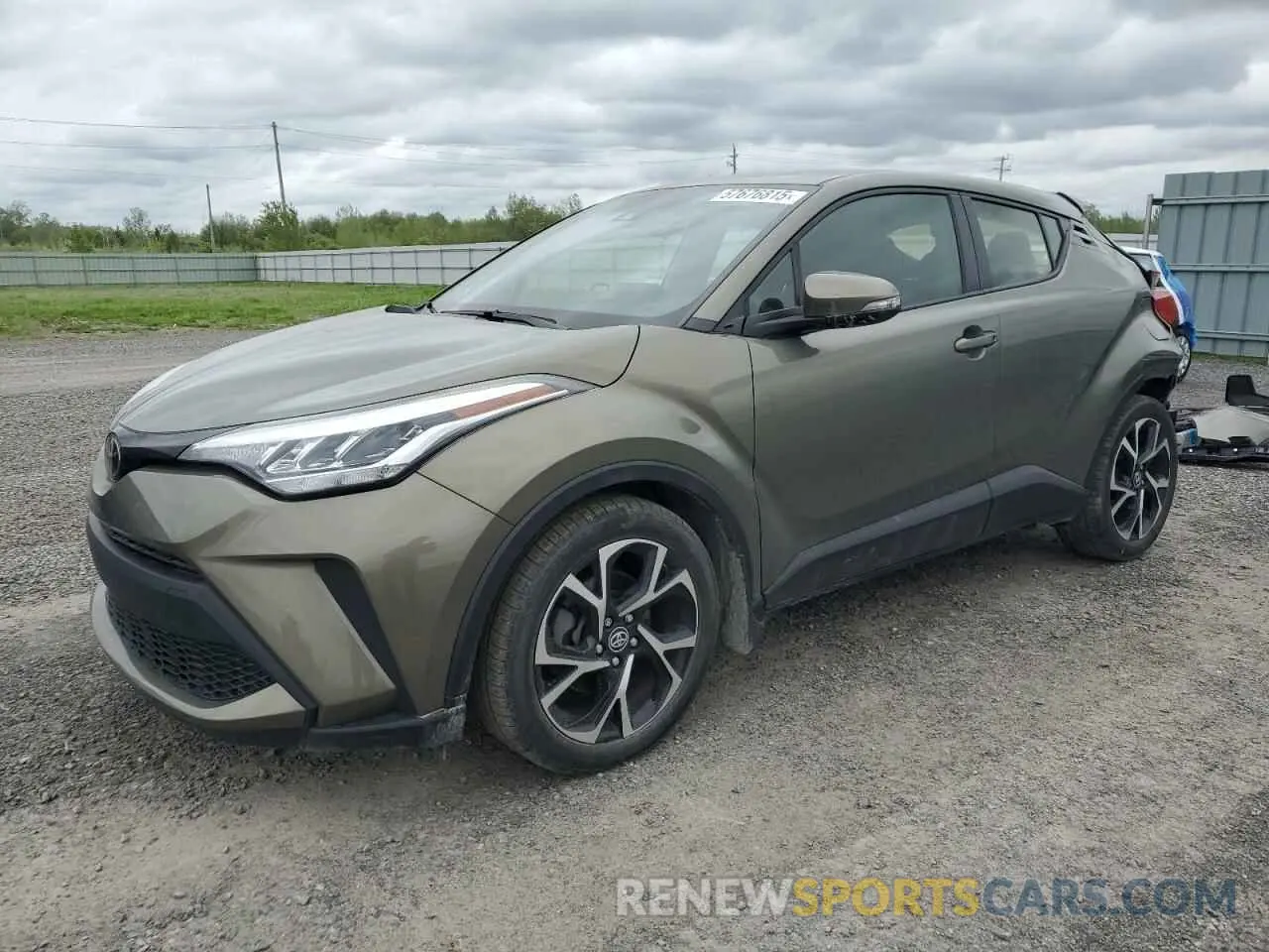 1 Фотография поврежденного автомобиля JTNKHMBX6M1121209 TOYOTA C-HR 2021