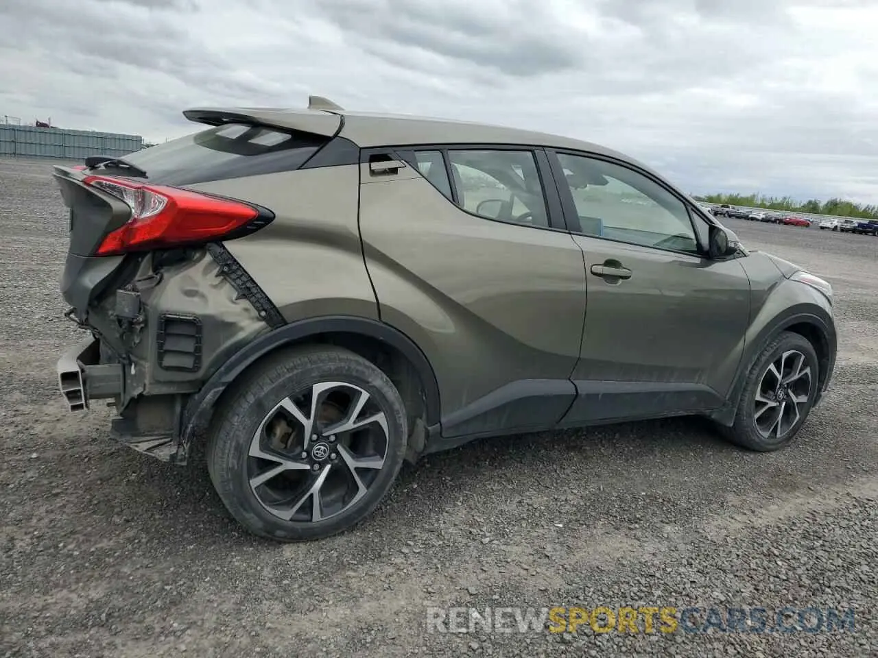 3 Фотография поврежденного автомобиля JTNKHMBX6M1121209 TOYOTA C-HR 2021