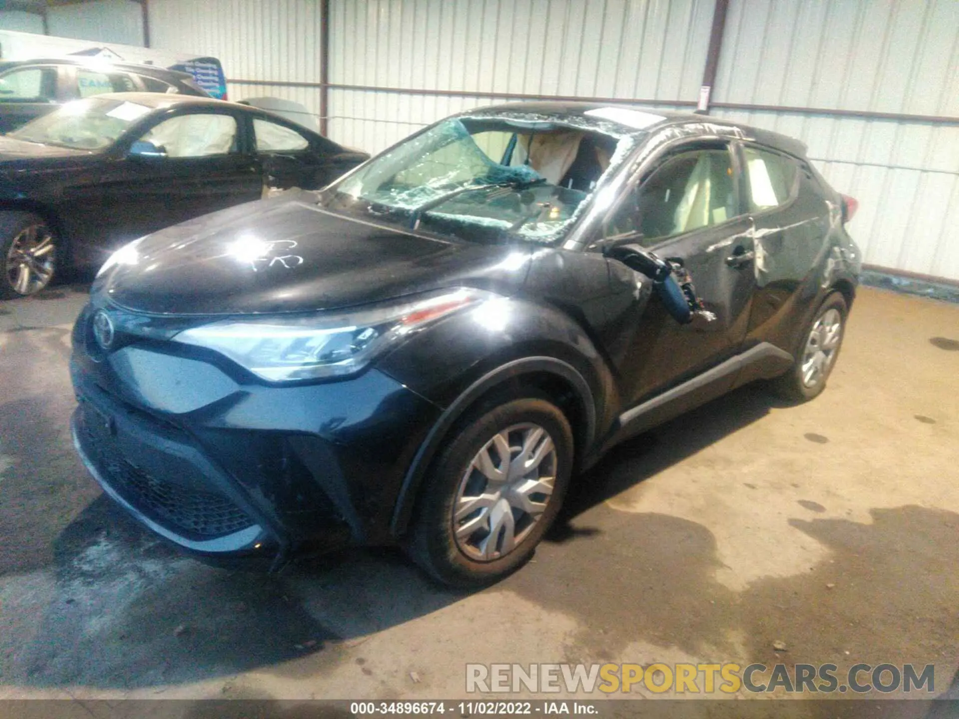2 Фотография поврежденного автомобиля JTNKHMBX6M1126958 TOYOTA C-HR 2021