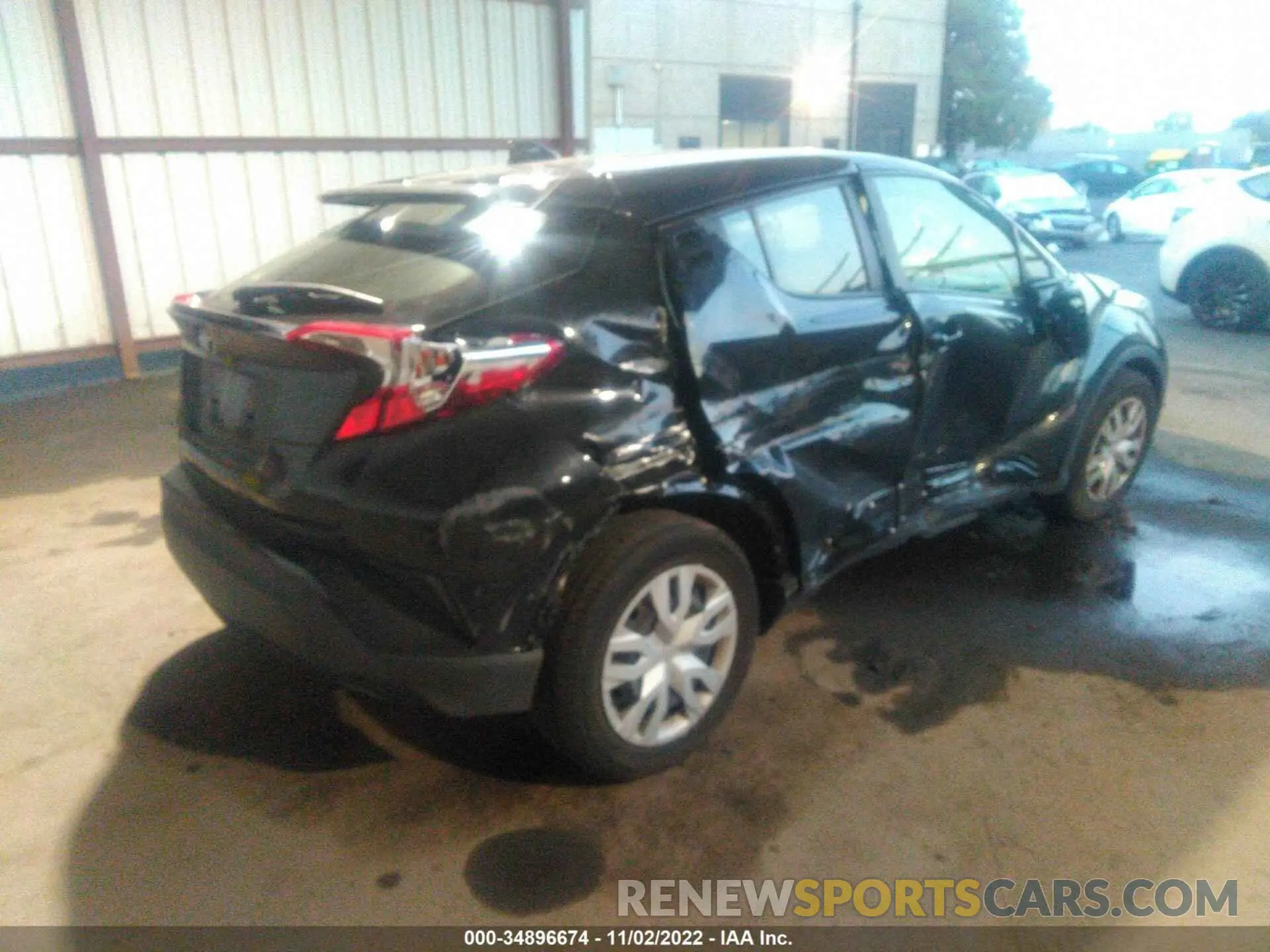 4 Фотография поврежденного автомобиля JTNKHMBX6M1126958 TOYOTA C-HR 2021