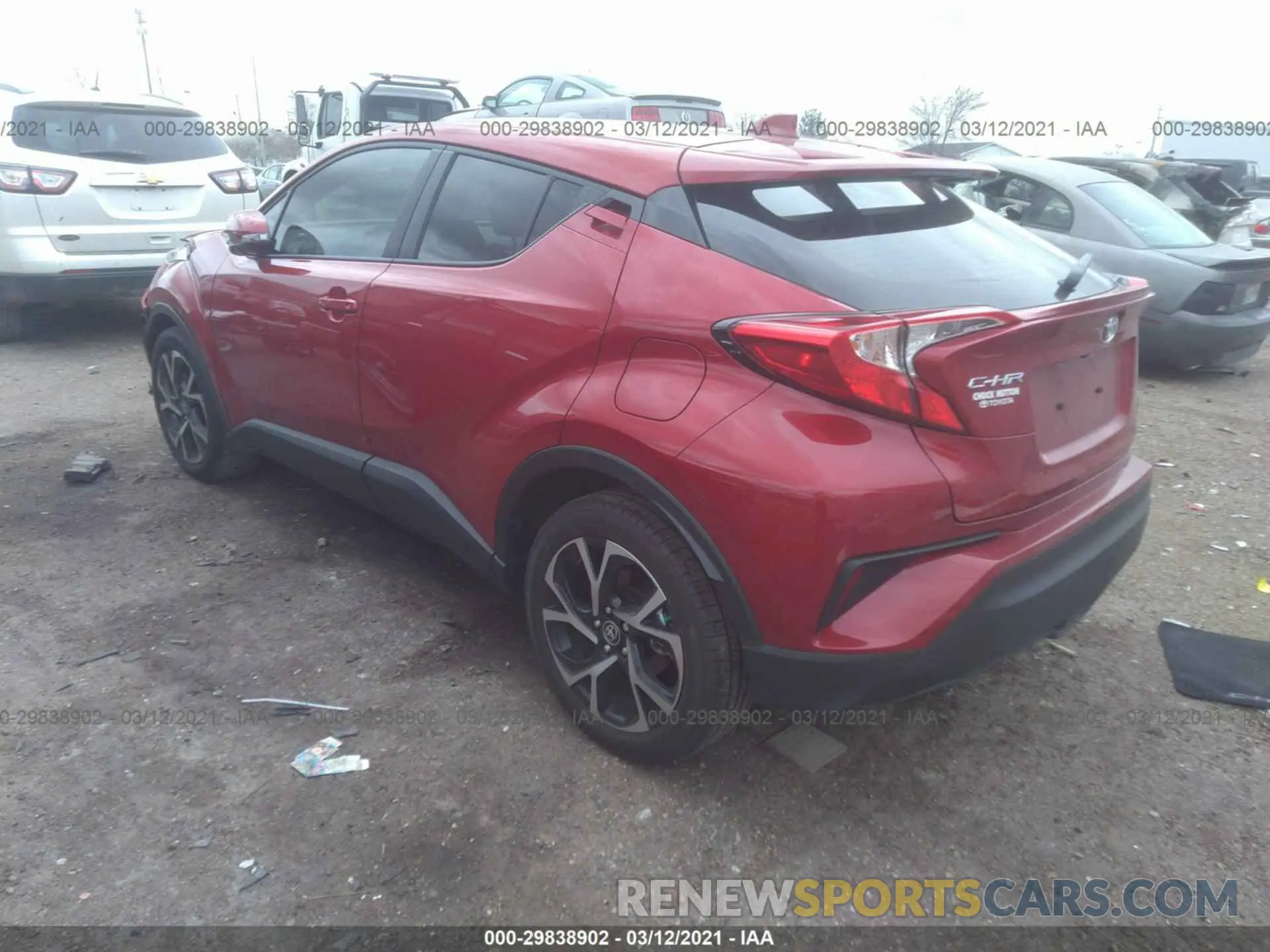 3 Photograph of a damaged car JTNKHMBX7M1098071 TOYOTA C-HR 2021