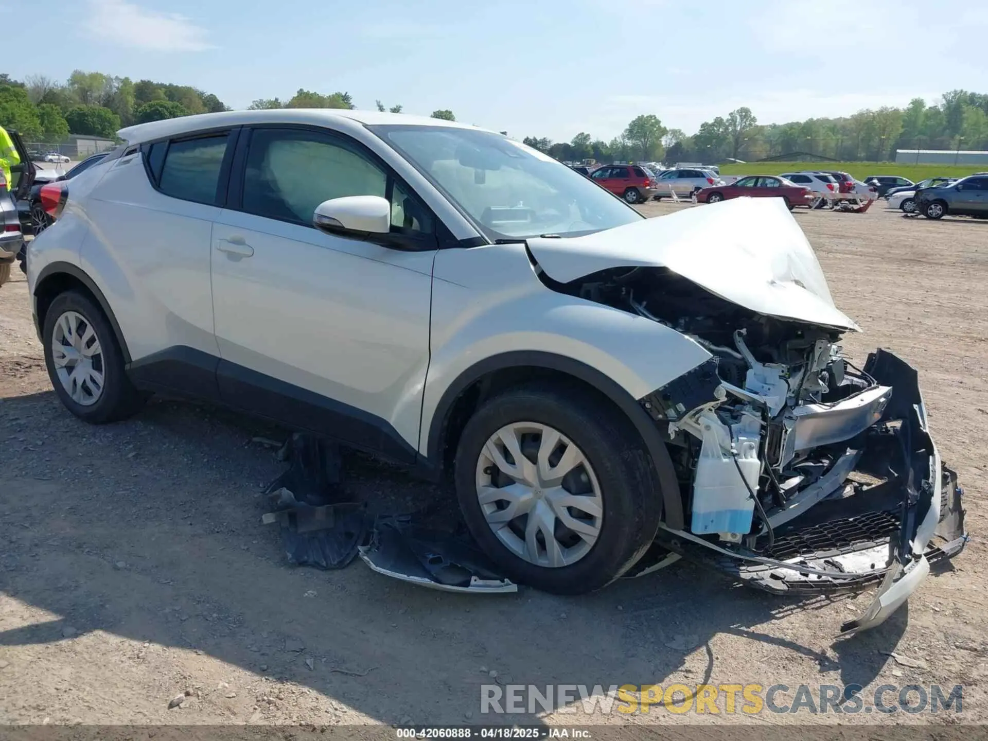 1 Photograph of a damaged car JTNKHMBX7M1106637 TOYOTA C-HR 2021