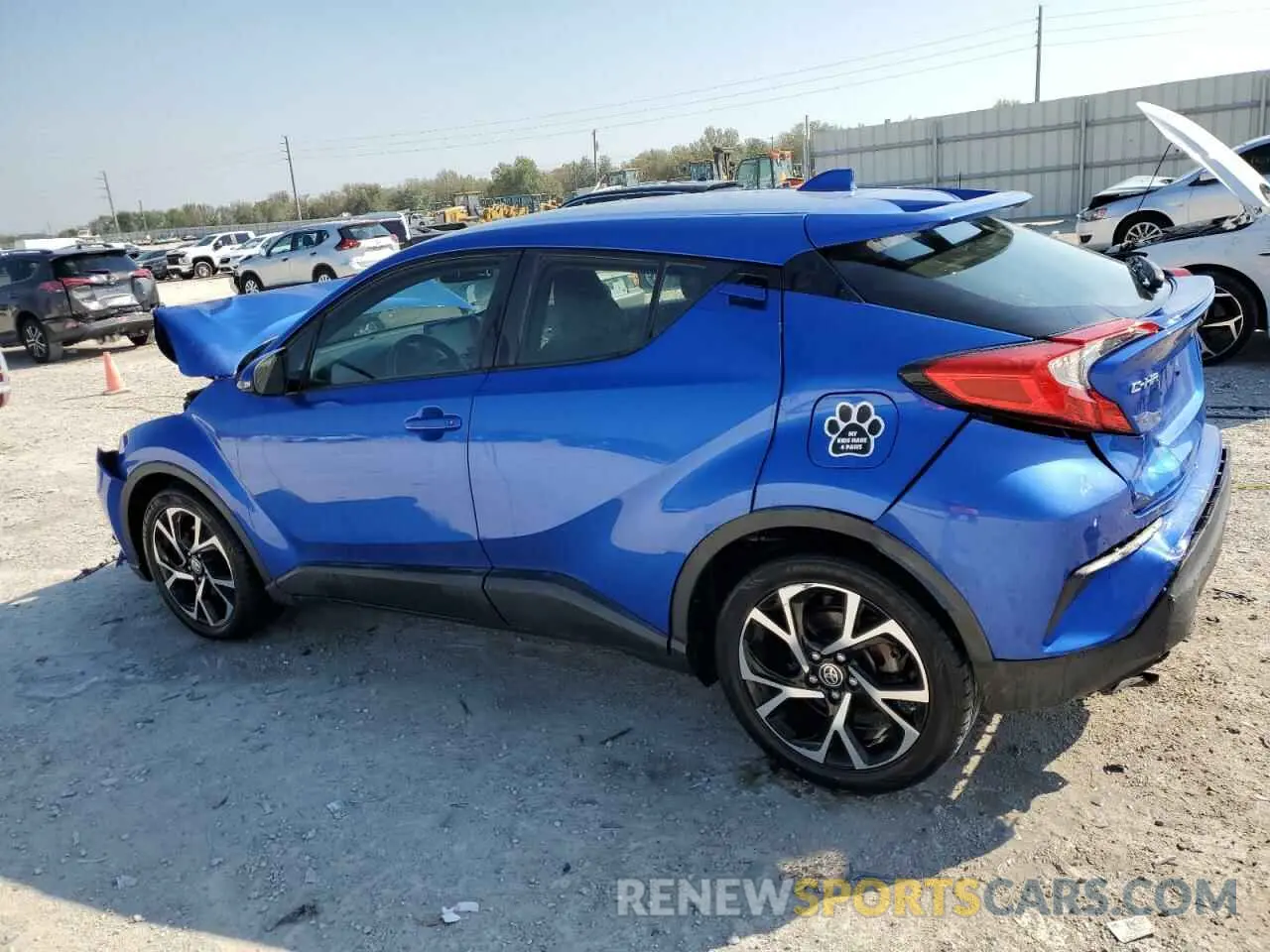 2 Фотография поврежденного автомобиля JTNKHMBX7M1107111 TOYOTA C-HR 2021