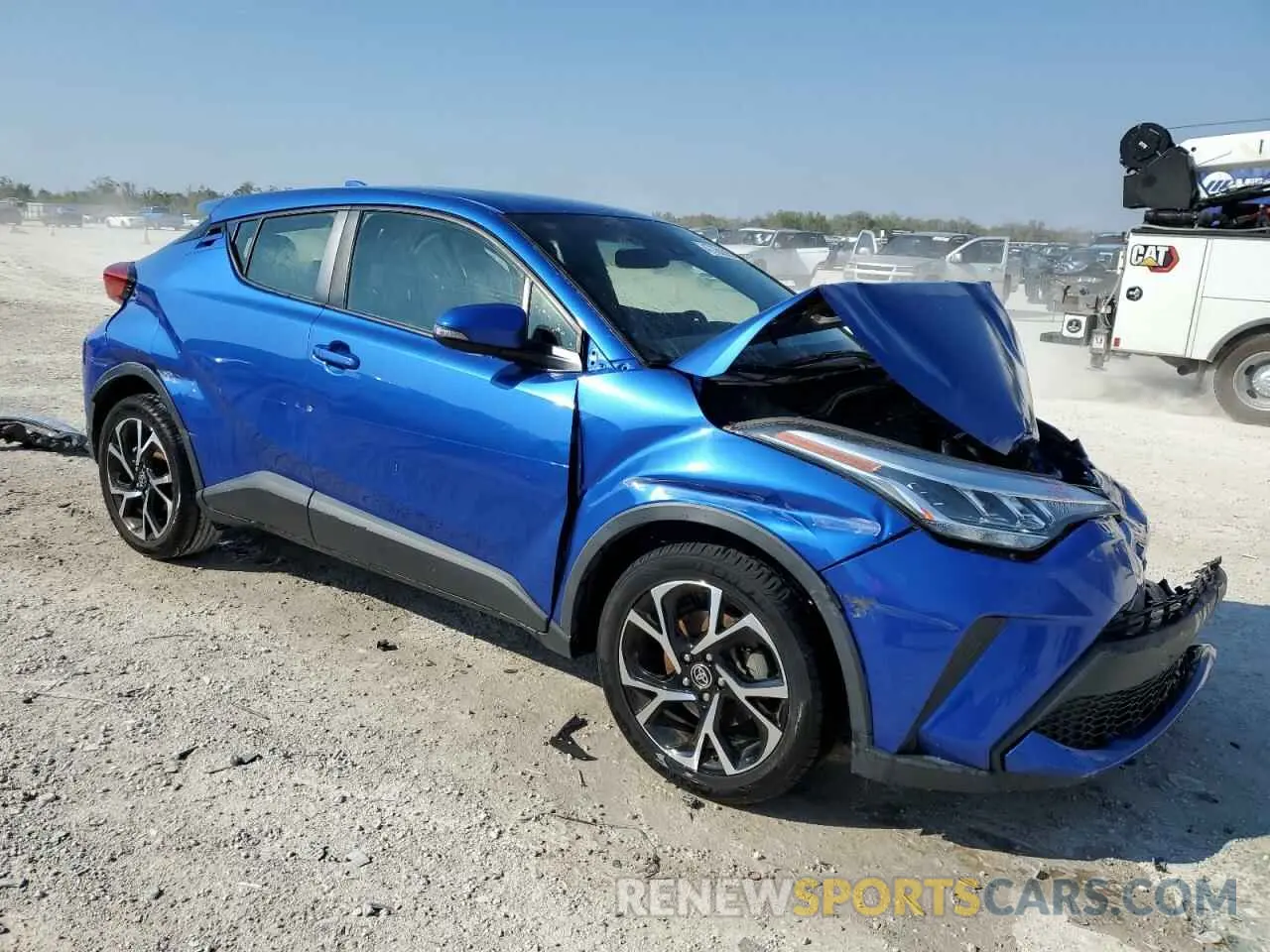 4 Фотография поврежденного автомобиля JTNKHMBX7M1107111 TOYOTA C-HR 2021