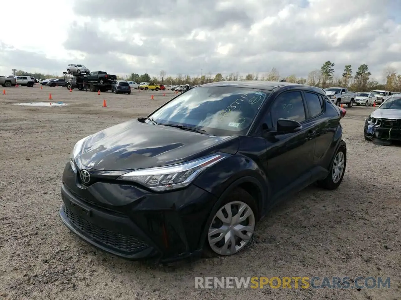 2 Фотография поврежденного автомобиля JTNKHMBX7M1110414 TOYOTA C-HR 2021