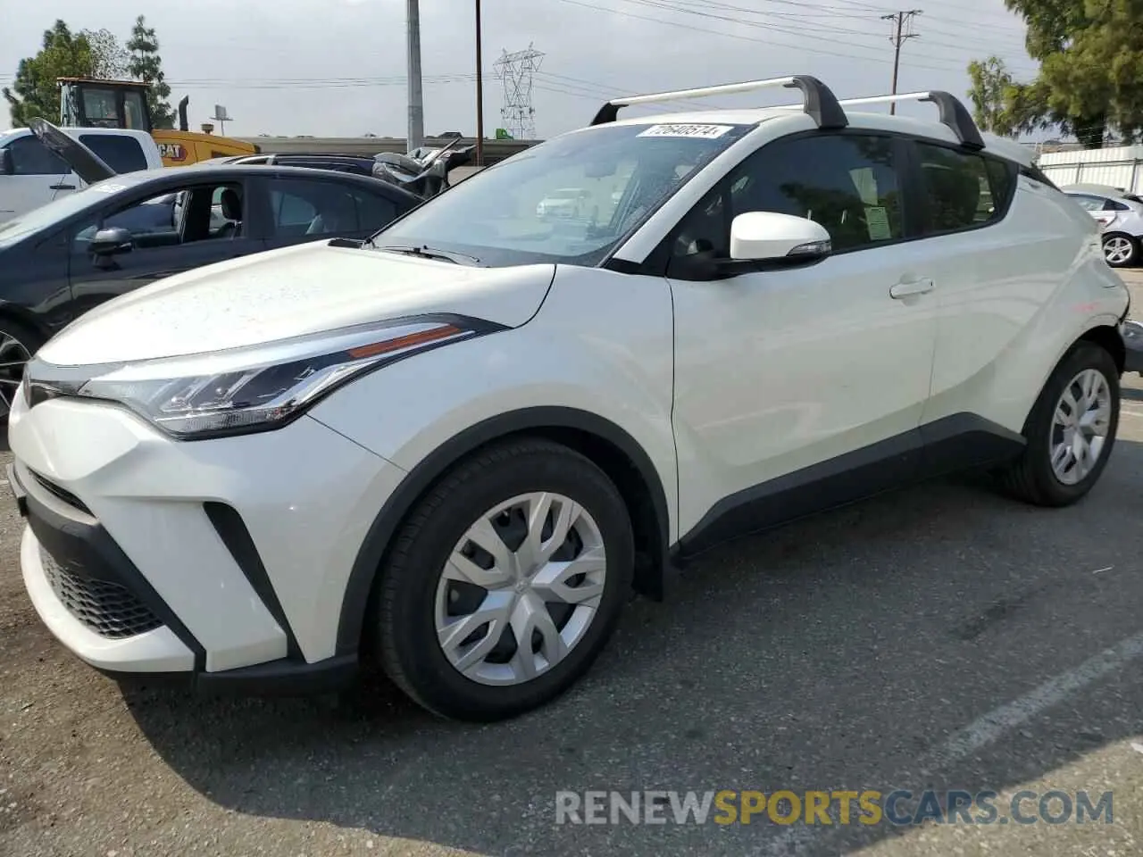 1 Photograph of a damaged car JTNKHMBX7M1118433 TOYOTA C-HR 2021