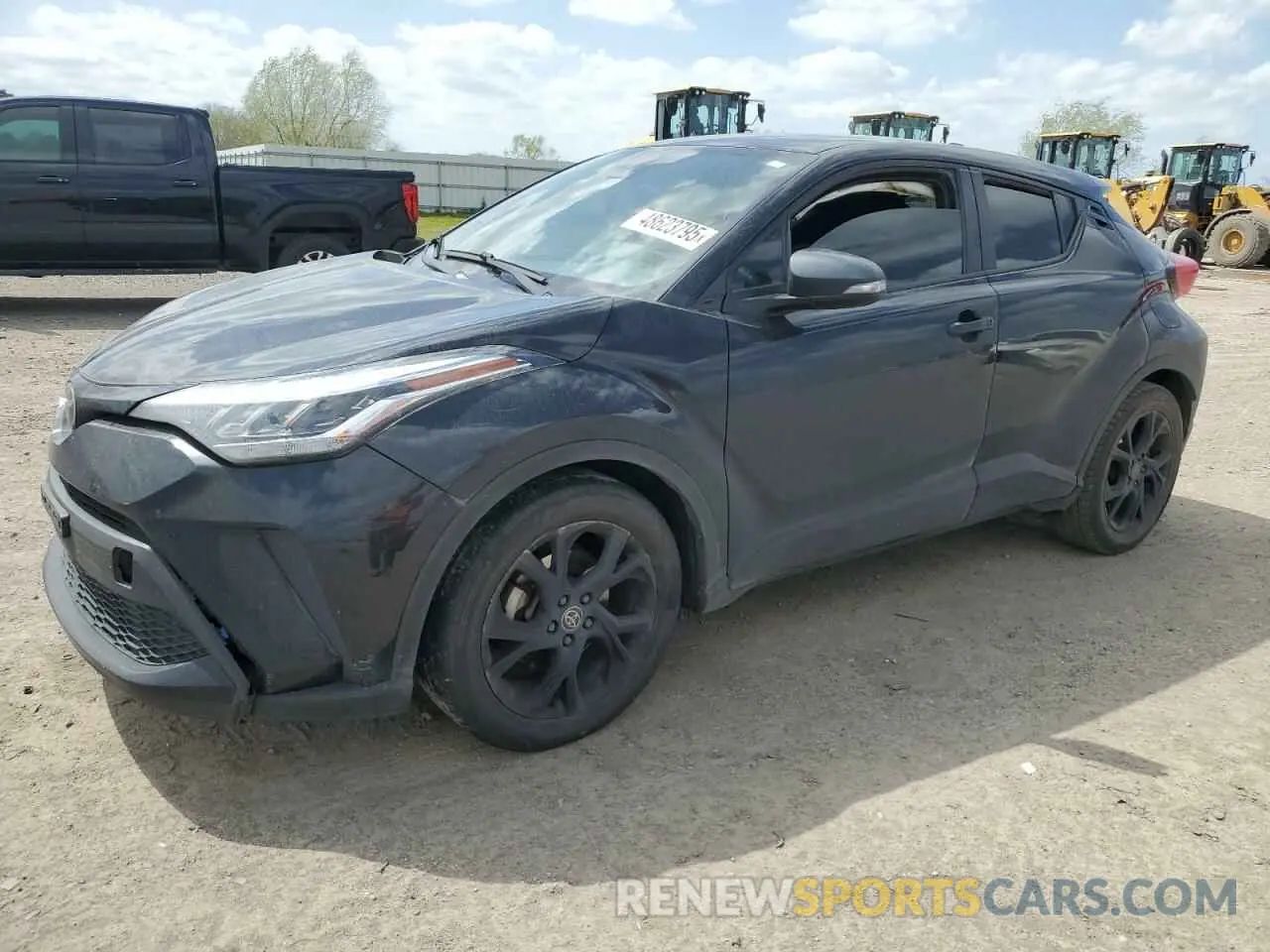 1 Photograph of a damaged car JTNKHMBX7M1128881 TOYOTA C-HR 2021