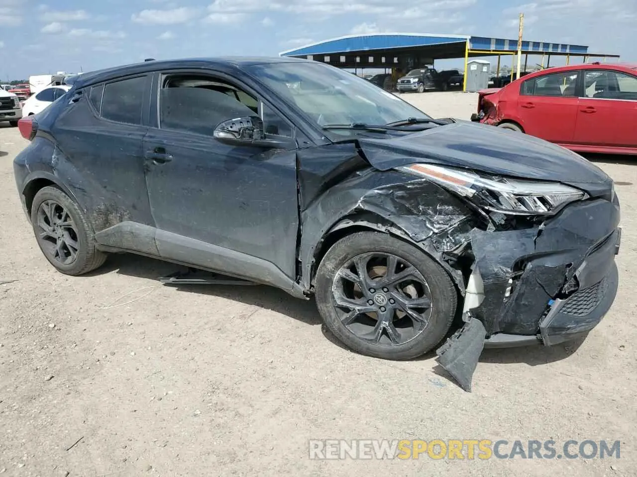 4 Photograph of a damaged car JTNKHMBX7M1128881 TOYOTA C-HR 2021