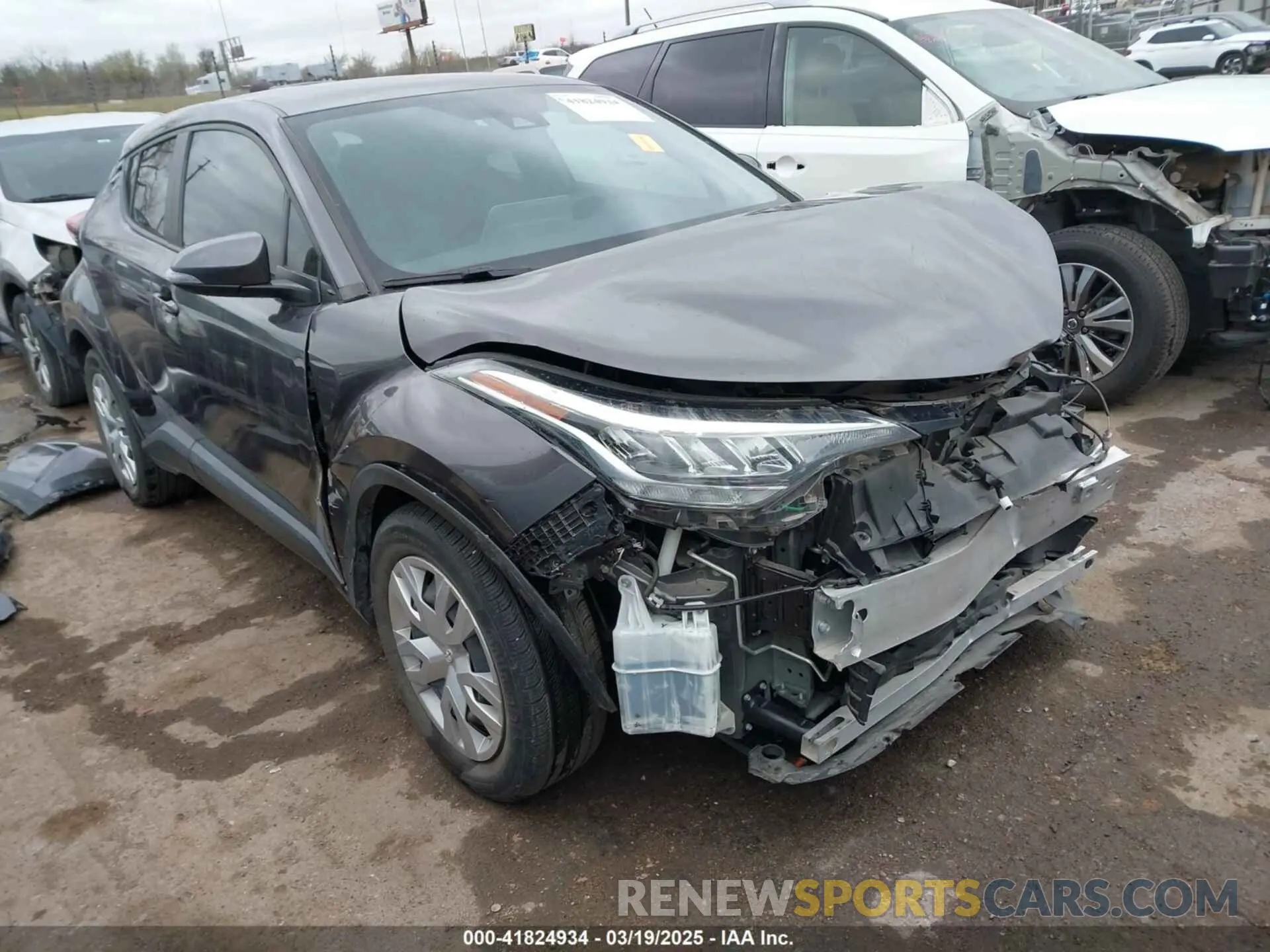 1 Фотография поврежденного автомобиля JTNKHMBX8M1106694 TOYOTA C-HR 2021