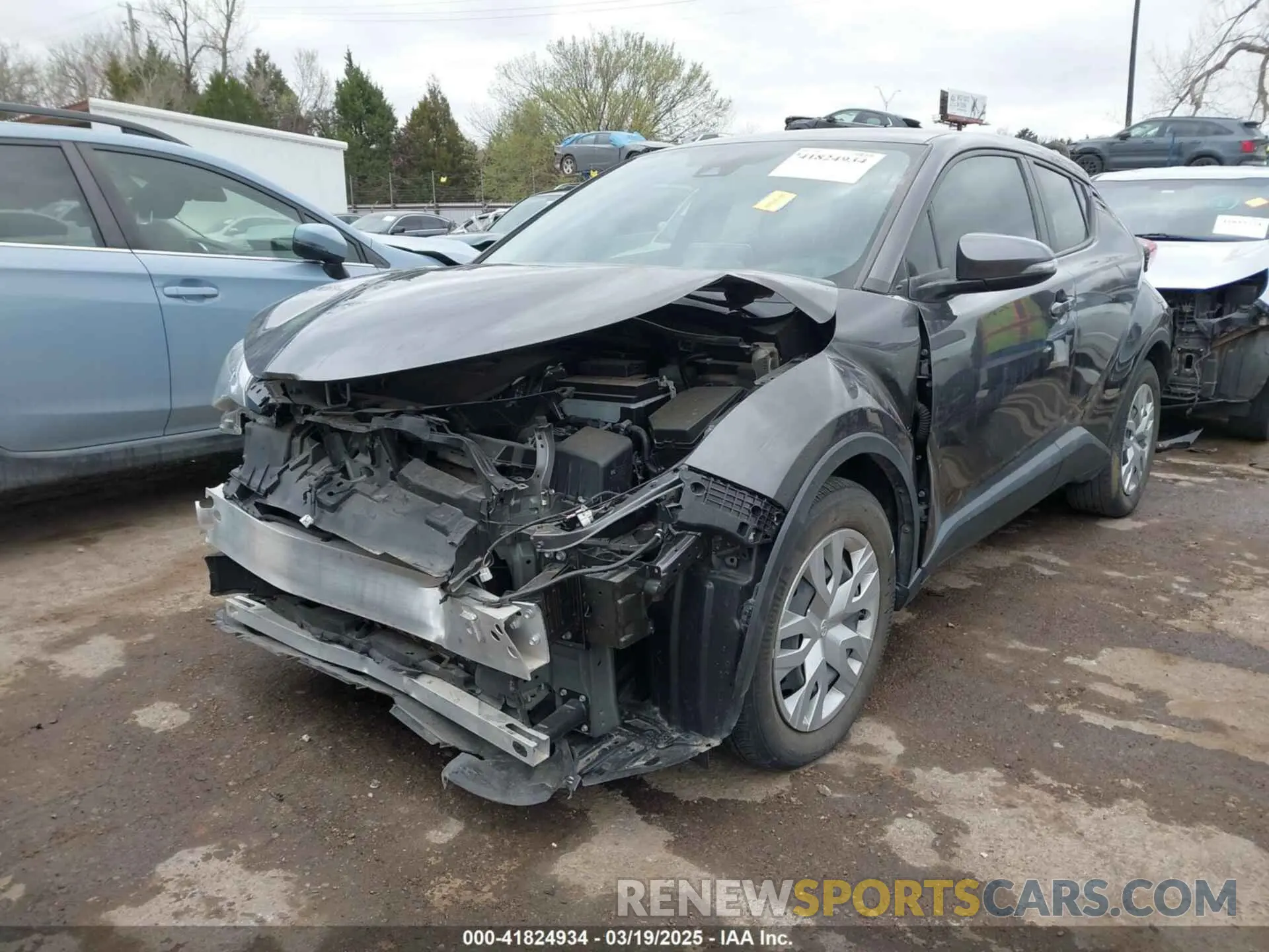2 Фотография поврежденного автомобиля JTNKHMBX8M1106694 TOYOTA C-HR 2021