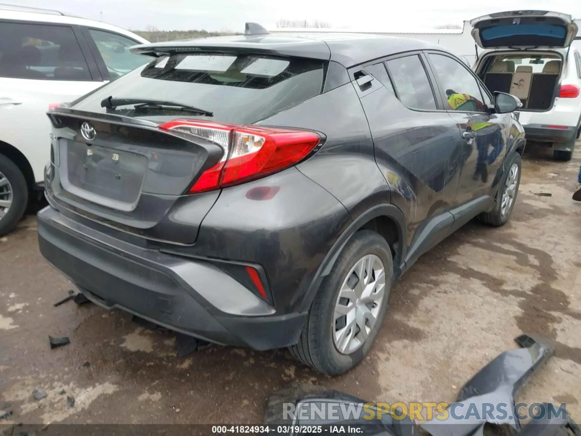 4 Фотография поврежденного автомобиля JTNKHMBX8M1106694 TOYOTA C-HR 2021