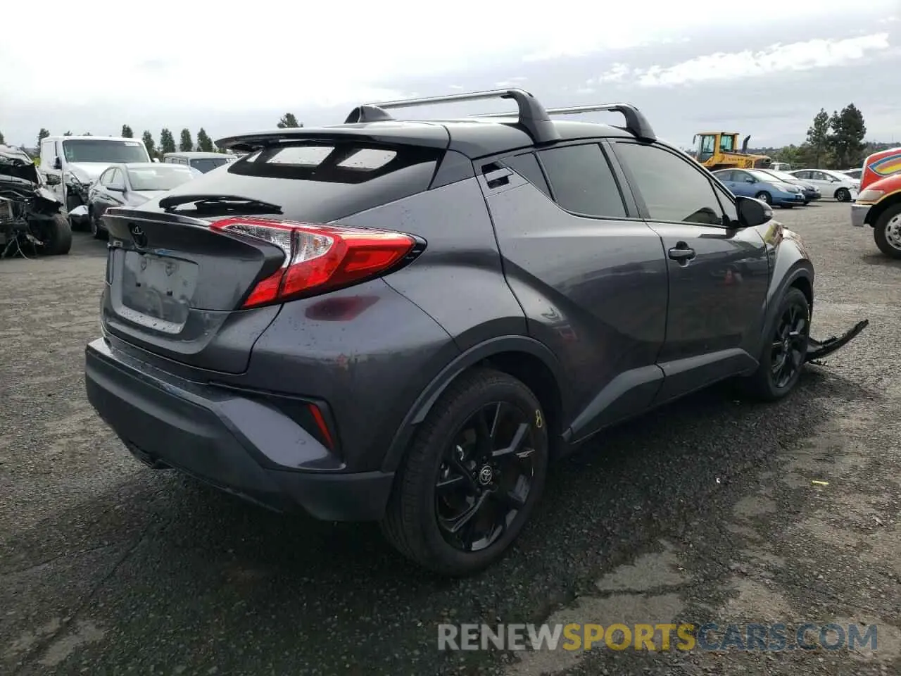 4 Фотография поврежденного автомобиля JTNKHMBX8M1114035 TOYOTA C-HR 2021