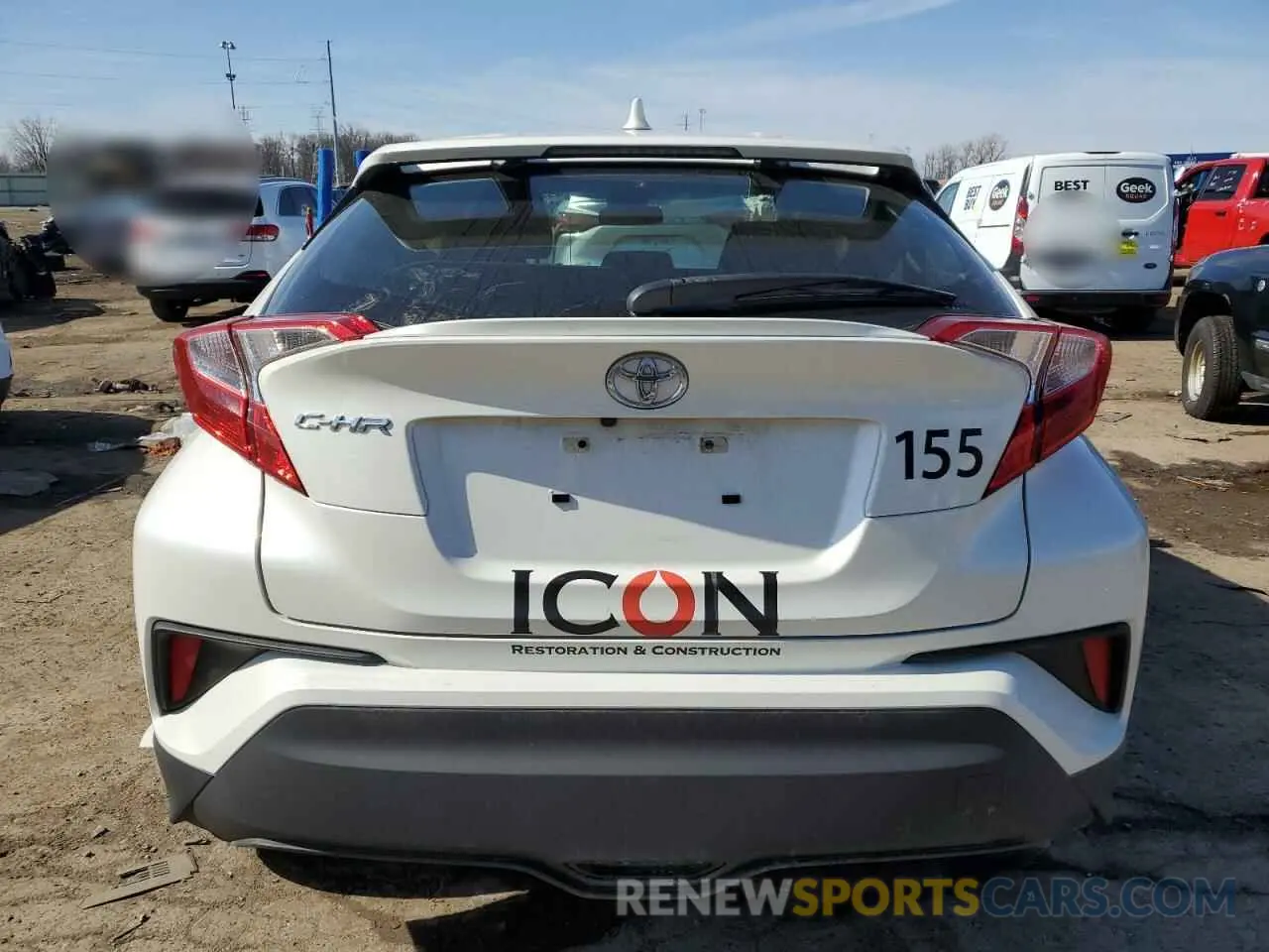 6 Фотография поврежденного автомобиля JTNKHMBX8M1116108 TOYOTA C-HR 2021