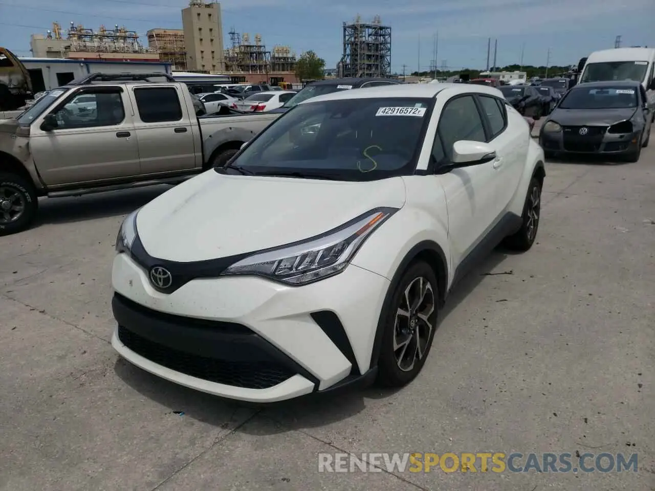 2 Photograph of a damaged car JTNKHMBX8M1118182 TOYOTA C-HR 2021