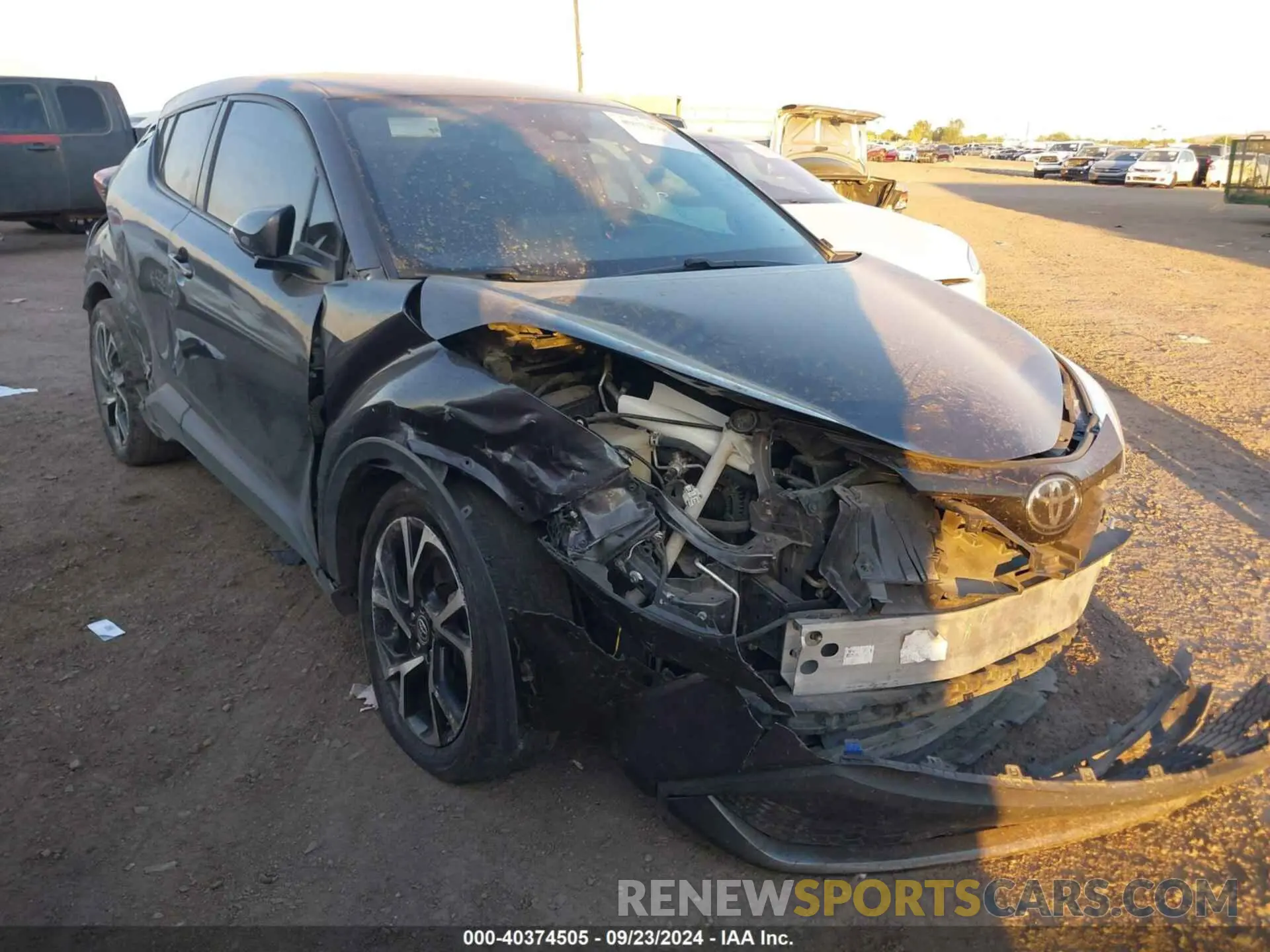1 Photograph of a damaged car JTNKHMBX8M1118733 TOYOTA C-HR 2021
