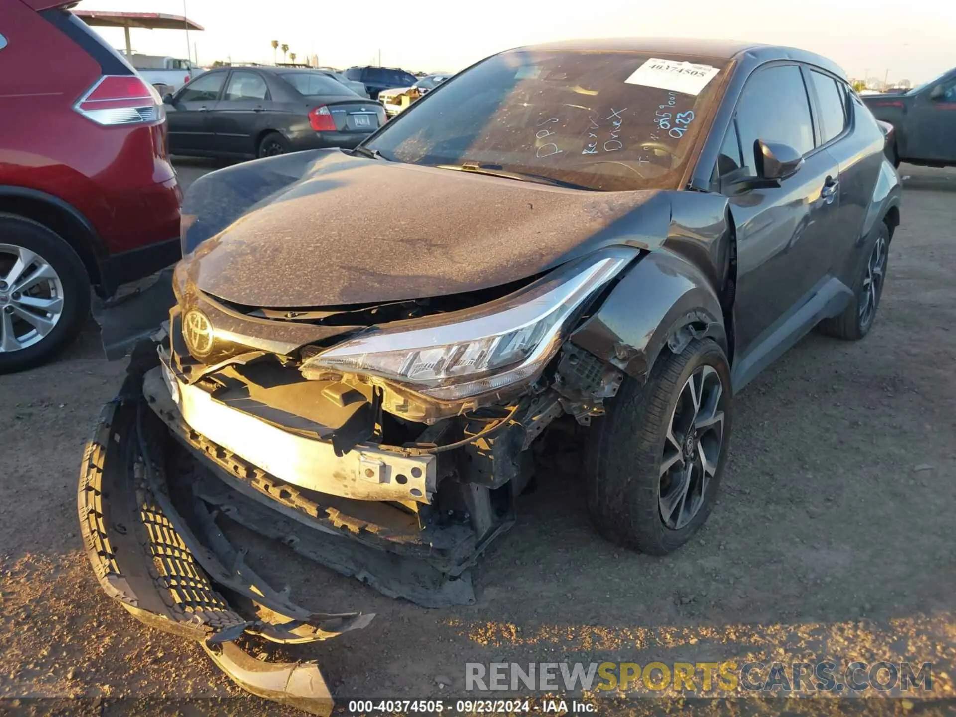 2 Photograph of a damaged car JTNKHMBX8M1118733 TOYOTA C-HR 2021