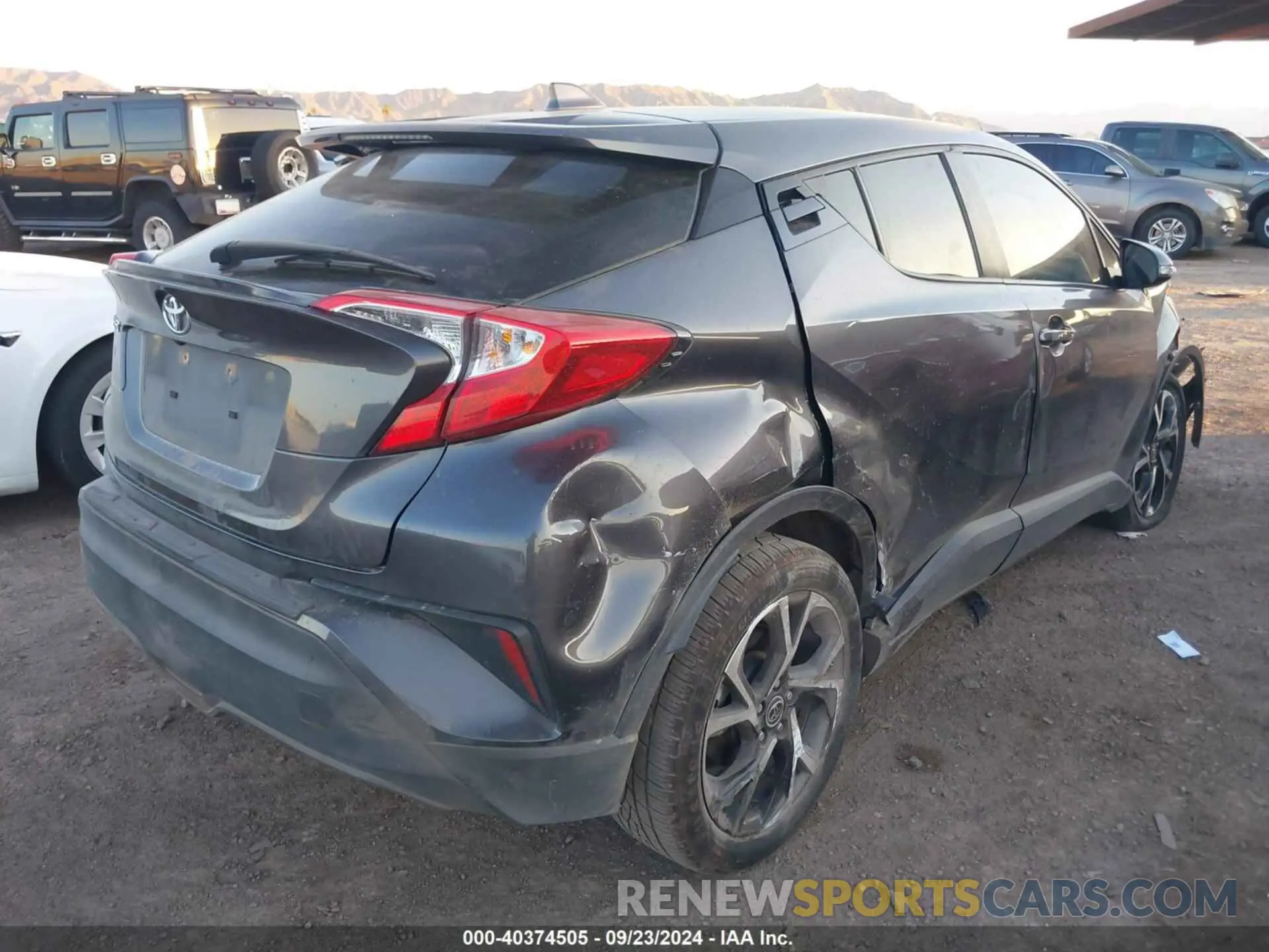 4 Photograph of a damaged car JTNKHMBX8M1118733 TOYOTA C-HR 2021