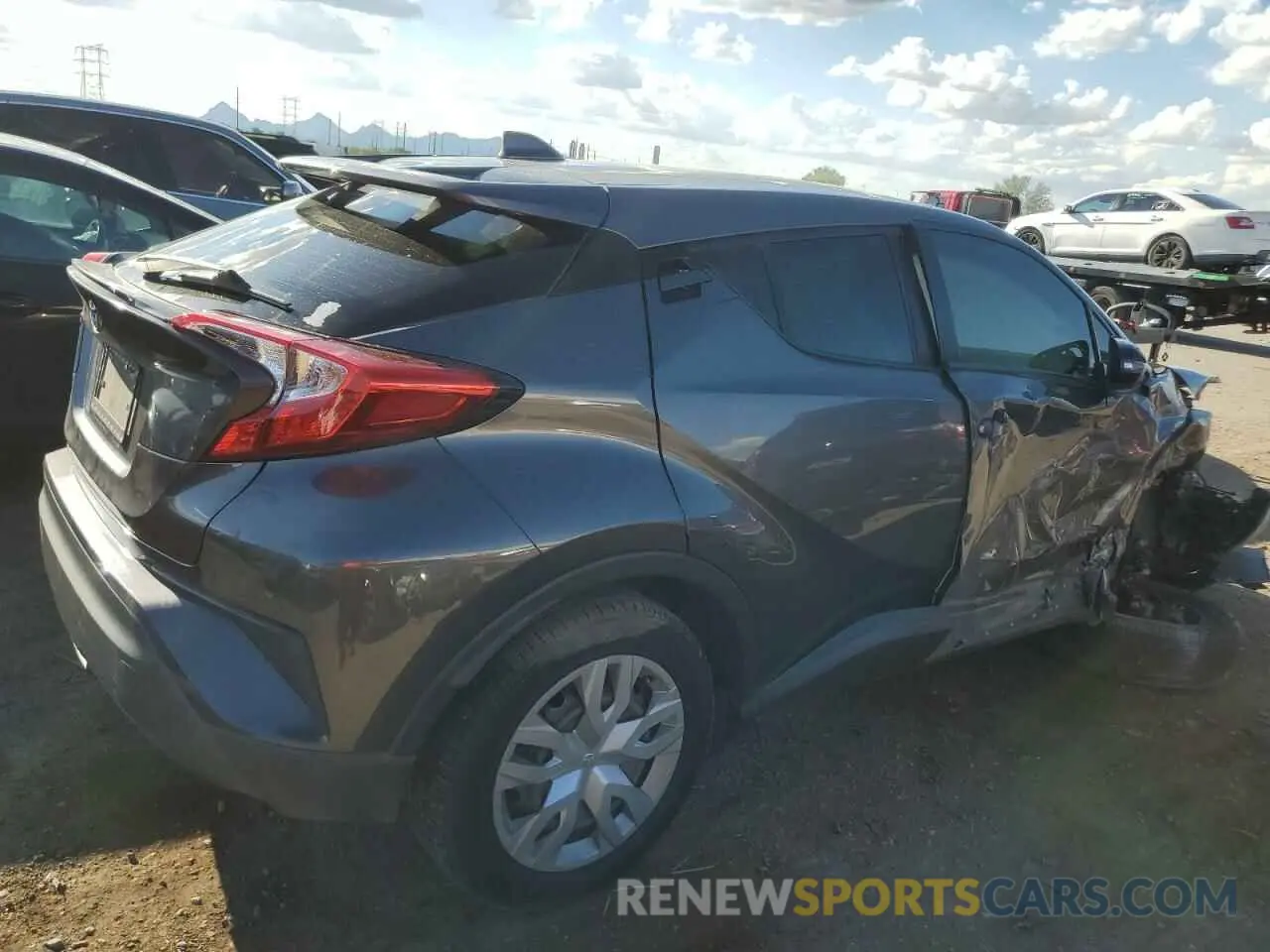 3 Photograph of a damaged car JTNKHMBX9M1110477 TOYOTA C-HR 2021