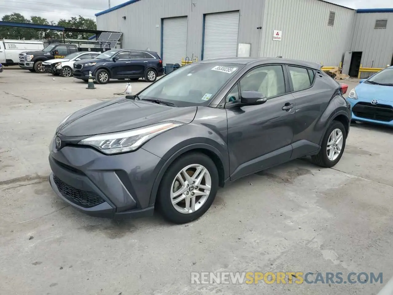 1 Photograph of a damaged car JTNKHMBX9M1113573 TOYOTA C-HR 2021