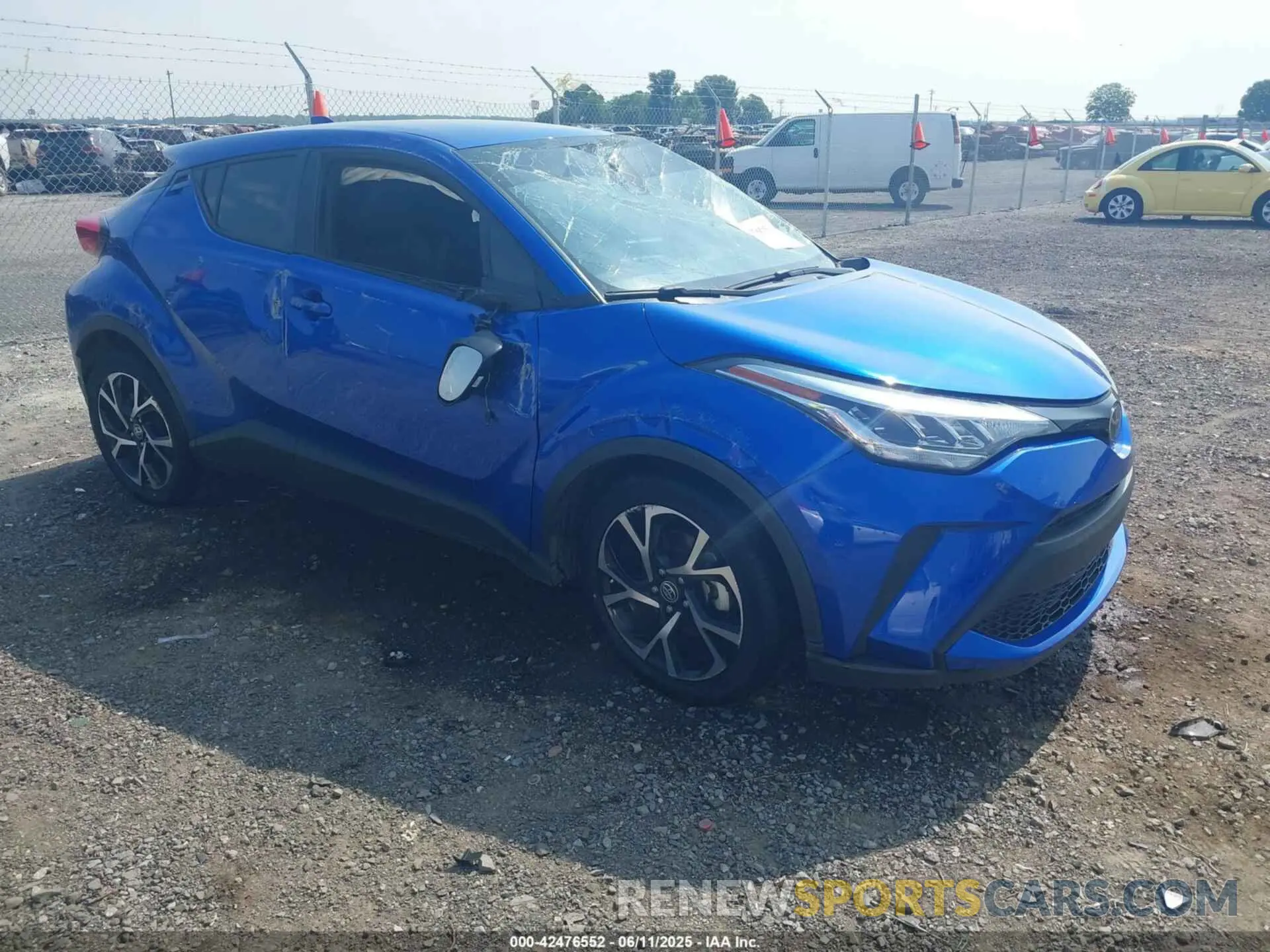 1 Photograph of a damaged car JTNKHMBX9M1115355 TOYOTA C-HR 2021