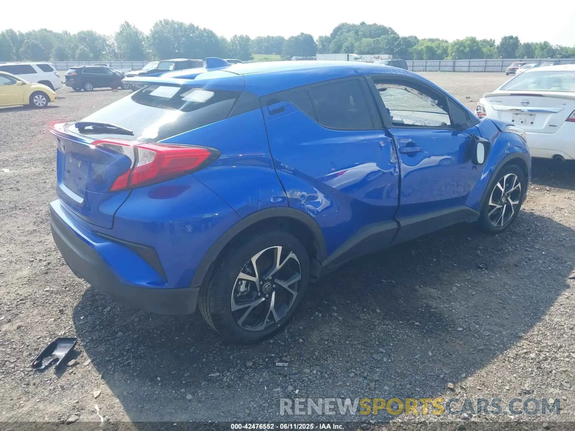 4 Photograph of a damaged car JTNKHMBX9M1115355 TOYOTA C-HR 2021