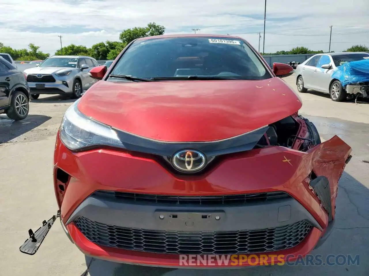 5 Photograph of a damaged car JTNKHMBX9M1115548 TOYOTA C-HR 2021