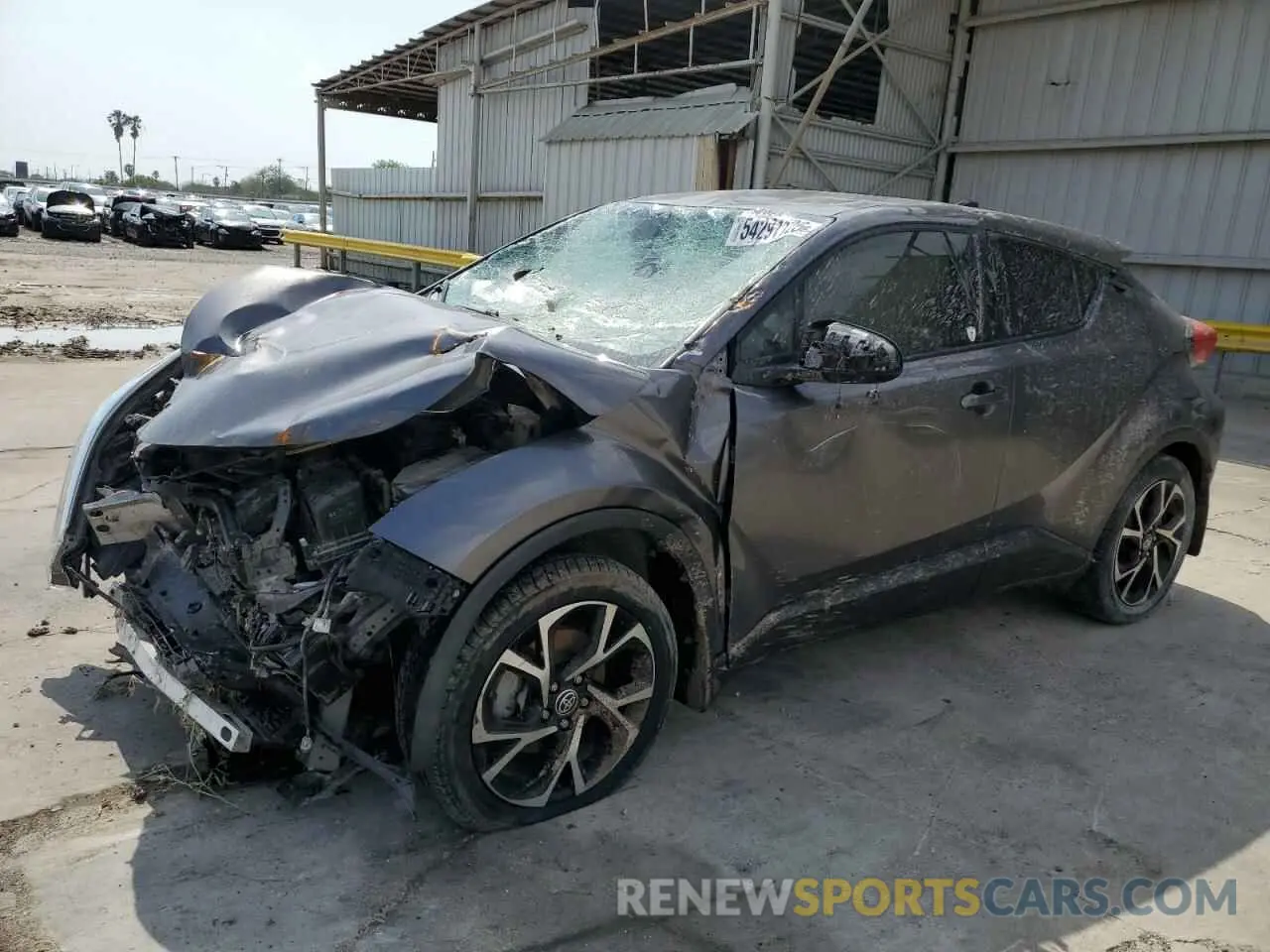 1 Фотография поврежденного автомобиля JTNKHMBX9M1117784 TOYOTA C-HR 2021