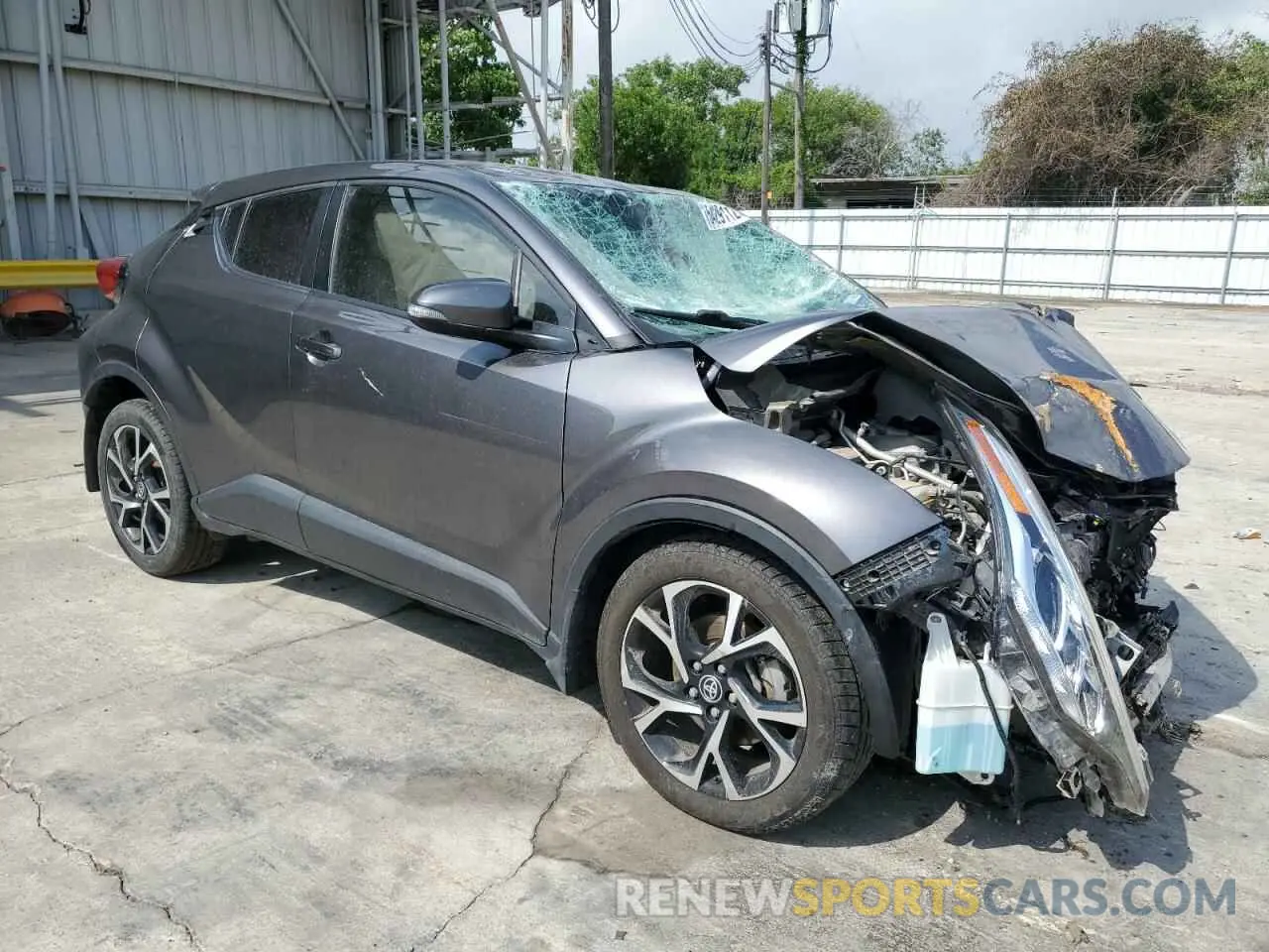 4 Фотография поврежденного автомобиля JTNKHMBX9M1117784 TOYOTA C-HR 2021