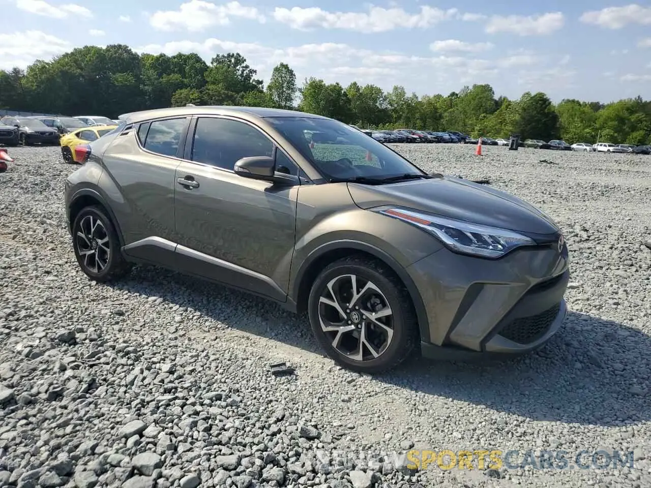 4 Фотография поврежденного автомобиля JTNKHMBXXM1099473 TOYOTA C-HR 2021