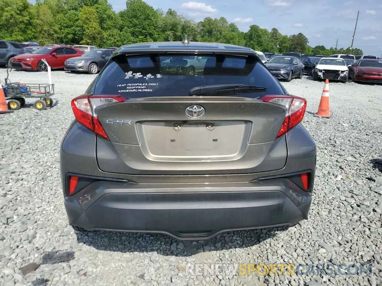 6 Фотография поврежденного автомобиля JTNKHMBXXM1099473 TOYOTA C-HR 2021