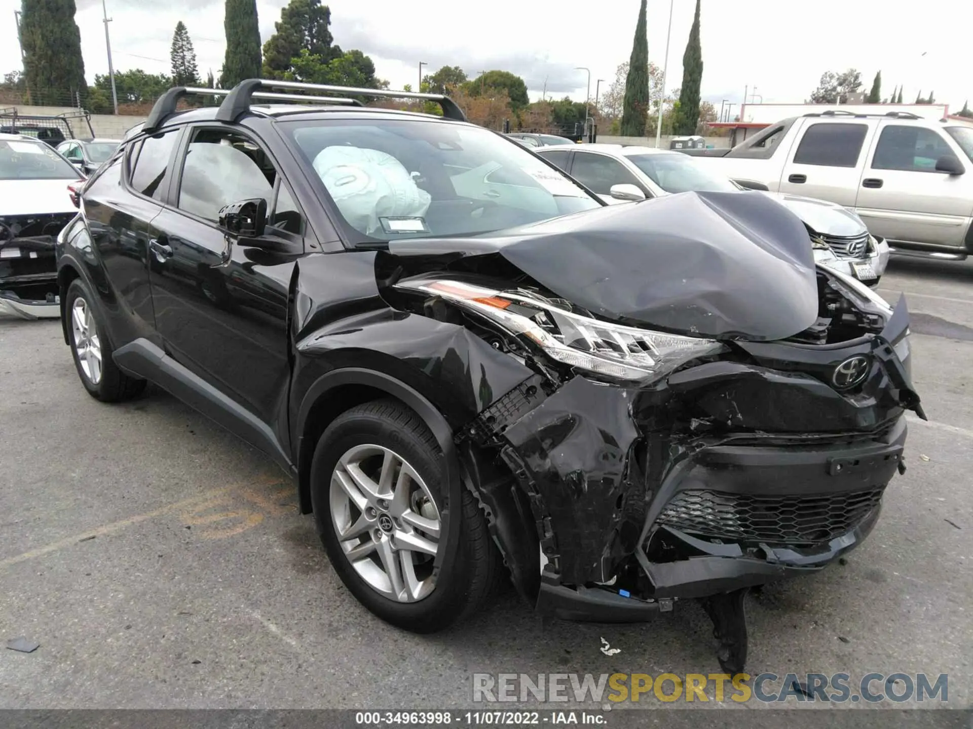 1 Photograph of a damaged car JTNKHMBXXM1120869 TOYOTA C-HR 2021
