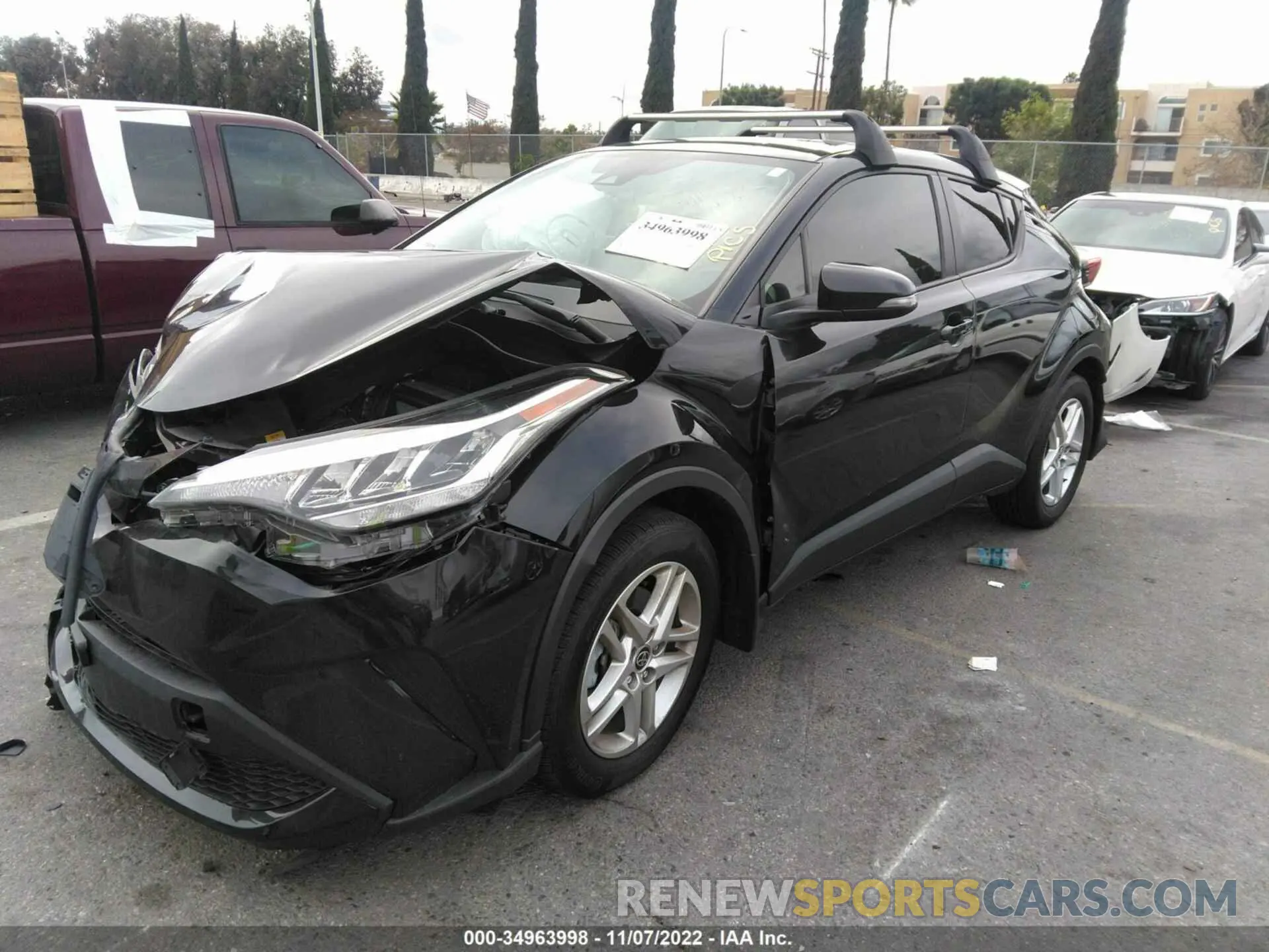 2 Photograph of a damaged car JTNKHMBXXM1120869 TOYOTA C-HR 2021