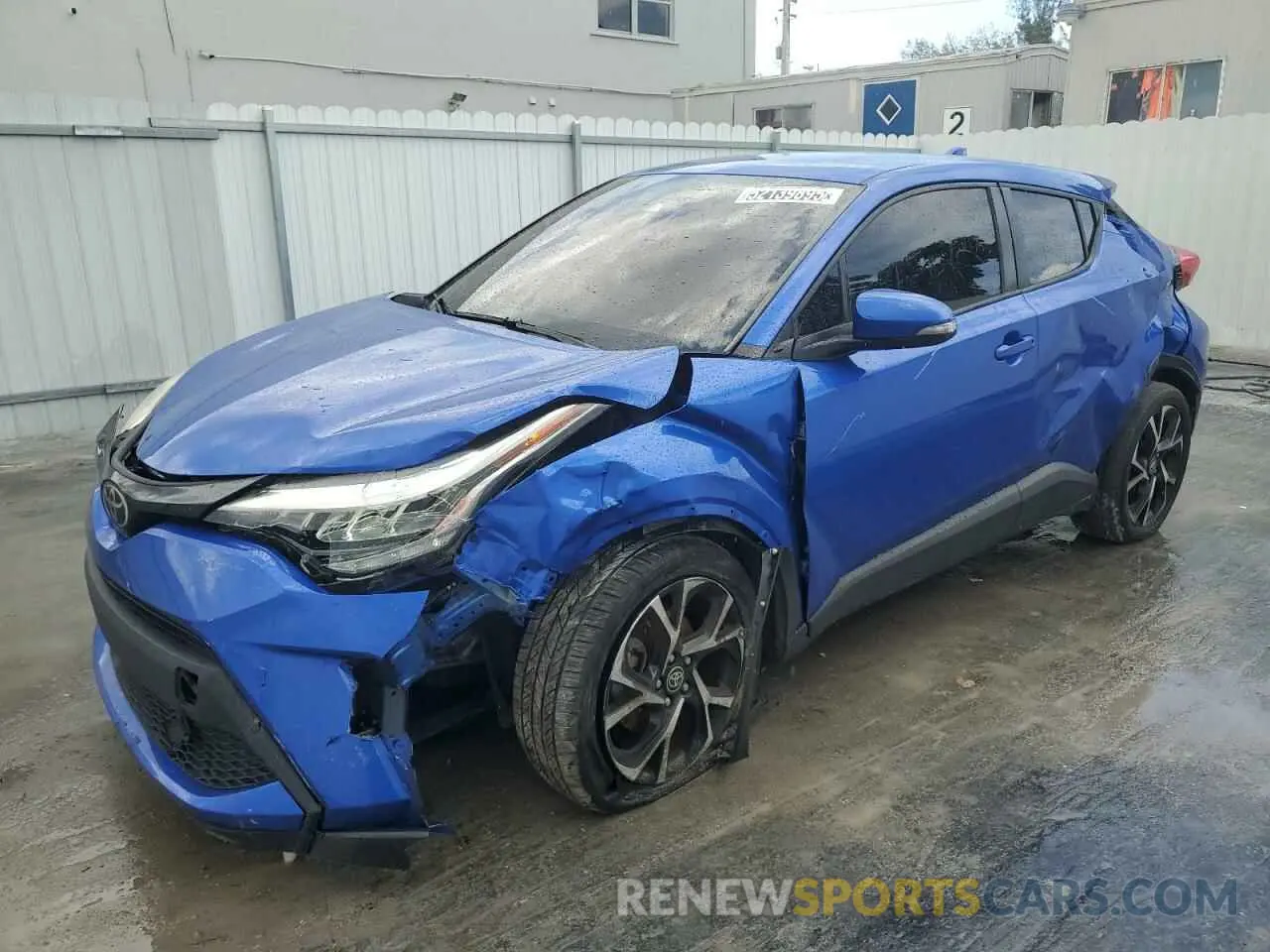 1 Фотография поврежденного автомобиля NMTKHMBX0MR120904 TOYOTA C-HR 2021